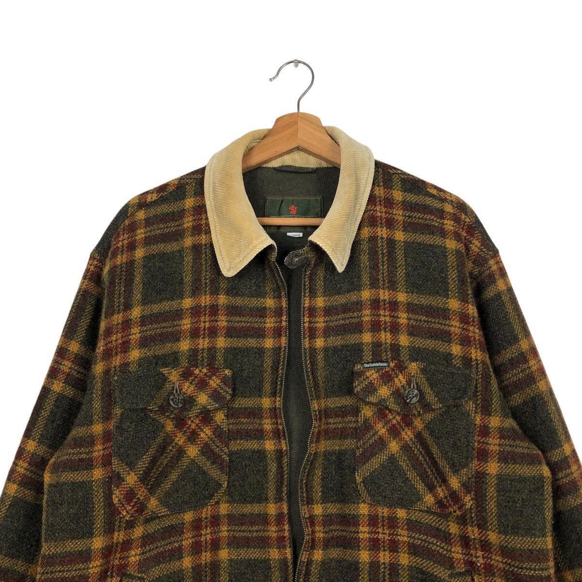 Hysteric Glamour 🔥VINTAGE CHORE WOOL ZIPPER JACKET THE SCOTCH HOUSE TARTAN Size US M / EU 48-50 / 2 - 5 Thumbnail