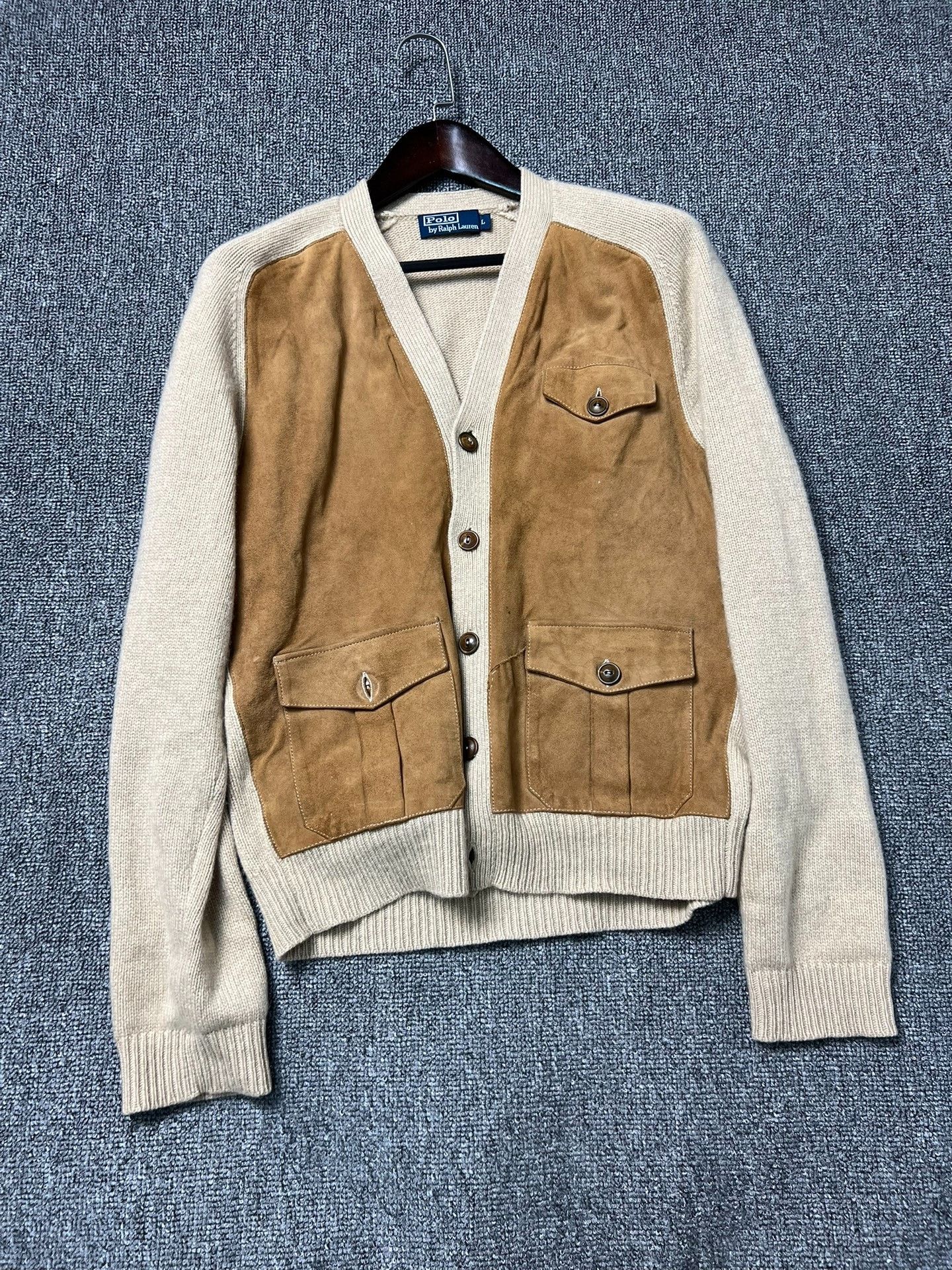 Polo Ralph Lauren Polo by Ralph Lauren Cashmere Cardigan Size US L / EU 52-54 / 3 - 1 Thumbnail