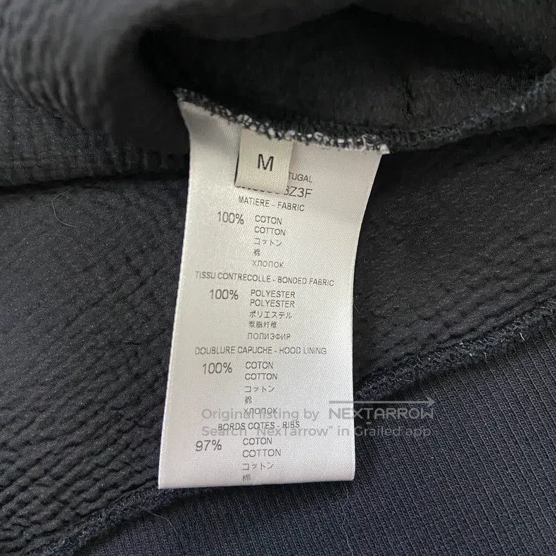 Givenchy Givenchy Metal Hole Vintage Hooded Sweatshirt, Black Size US M / EU 48-50 / 2 - 4 Thumbnail