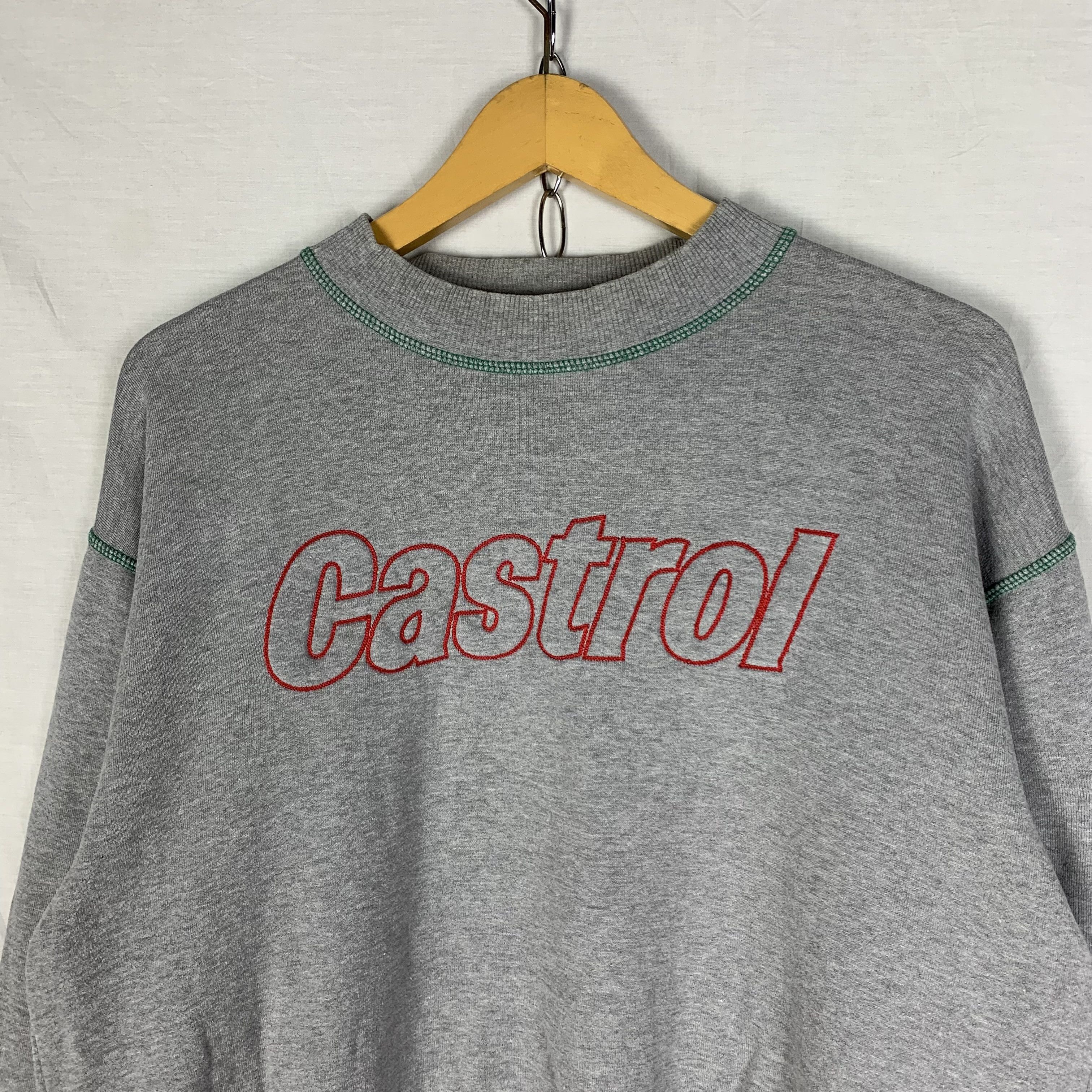 Vintage Vintage Castrol Racing Sweatshirt Crewneck Size US M / EU 48-50 / 2 - 2 Thumbnail