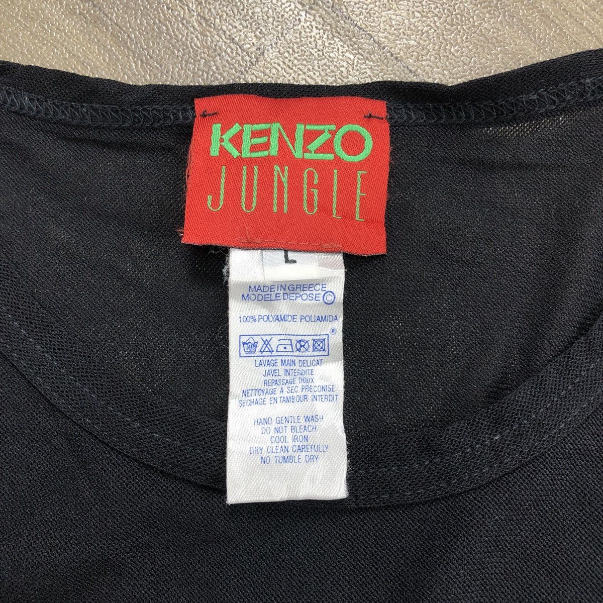 Japanese Brand × Kenzo × Vintage Vintage Kenzo Jungle Art Designer Transparent Tee Size M / US 6-8 / IT 42-44 - 8 Thumbnail