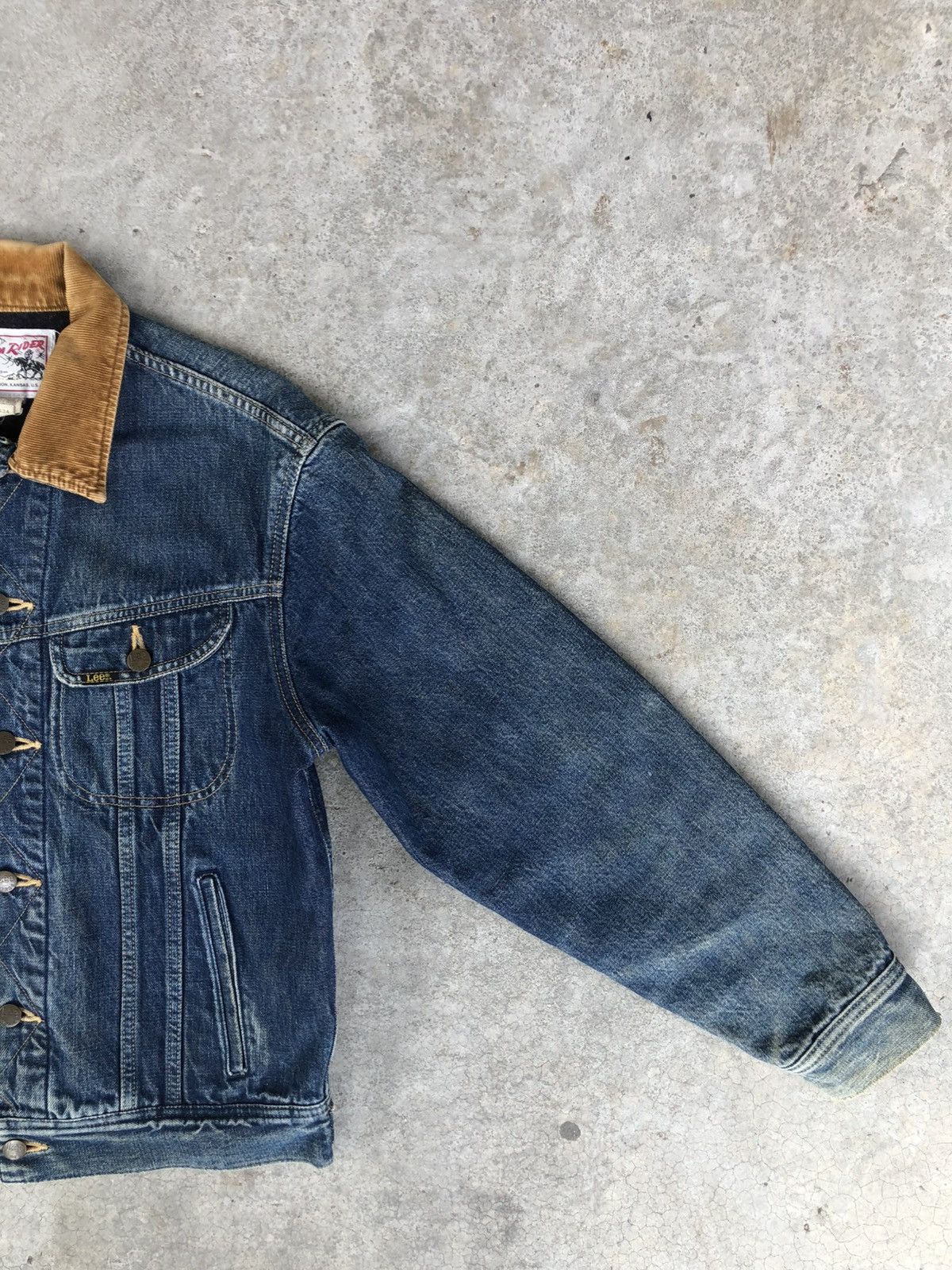 Lee Vintage 70s Lee Storm Rider Blanked Lined Denim Jacket Size US M / EU 48-50 / 2 - 4 Thumbnail