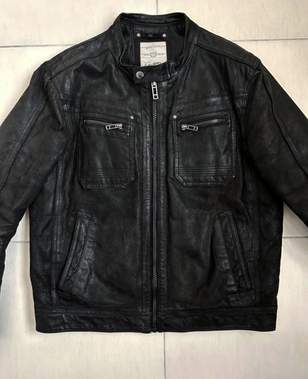 Vintage Avantgarde leather bomber jacket Size US L / EU 52-54 / 3 - 3 Thumbnail