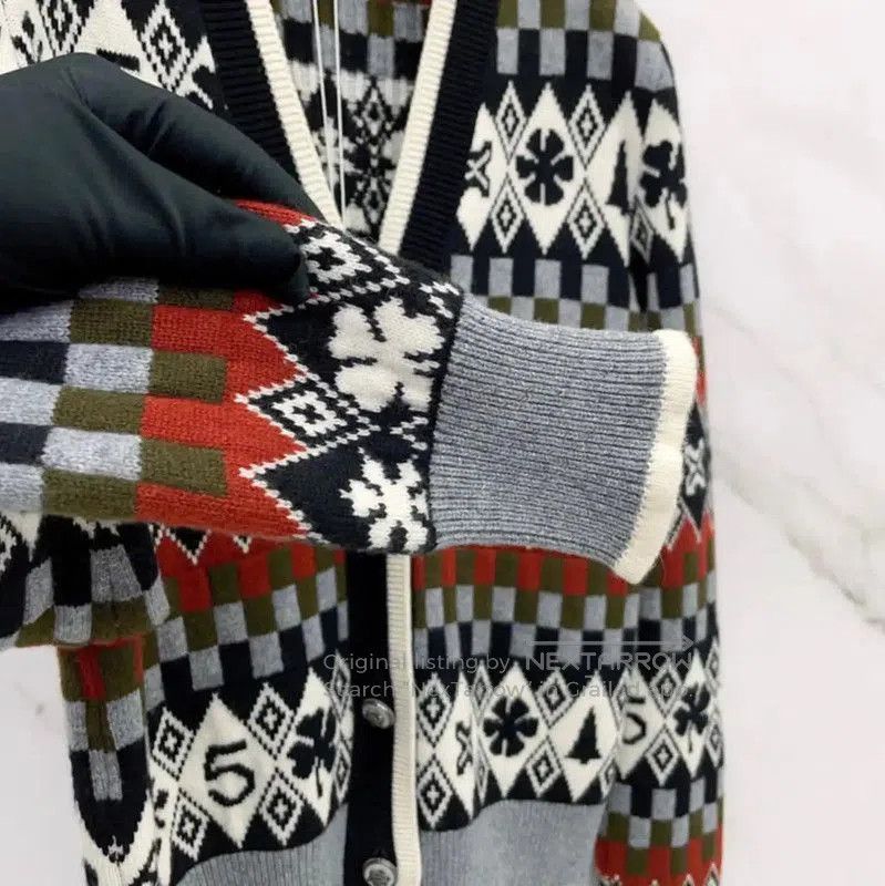 Chanel Chanel Color Block Cashmere Cardigan . Size S / US 4 / IT 40 - 5 Thumbnail