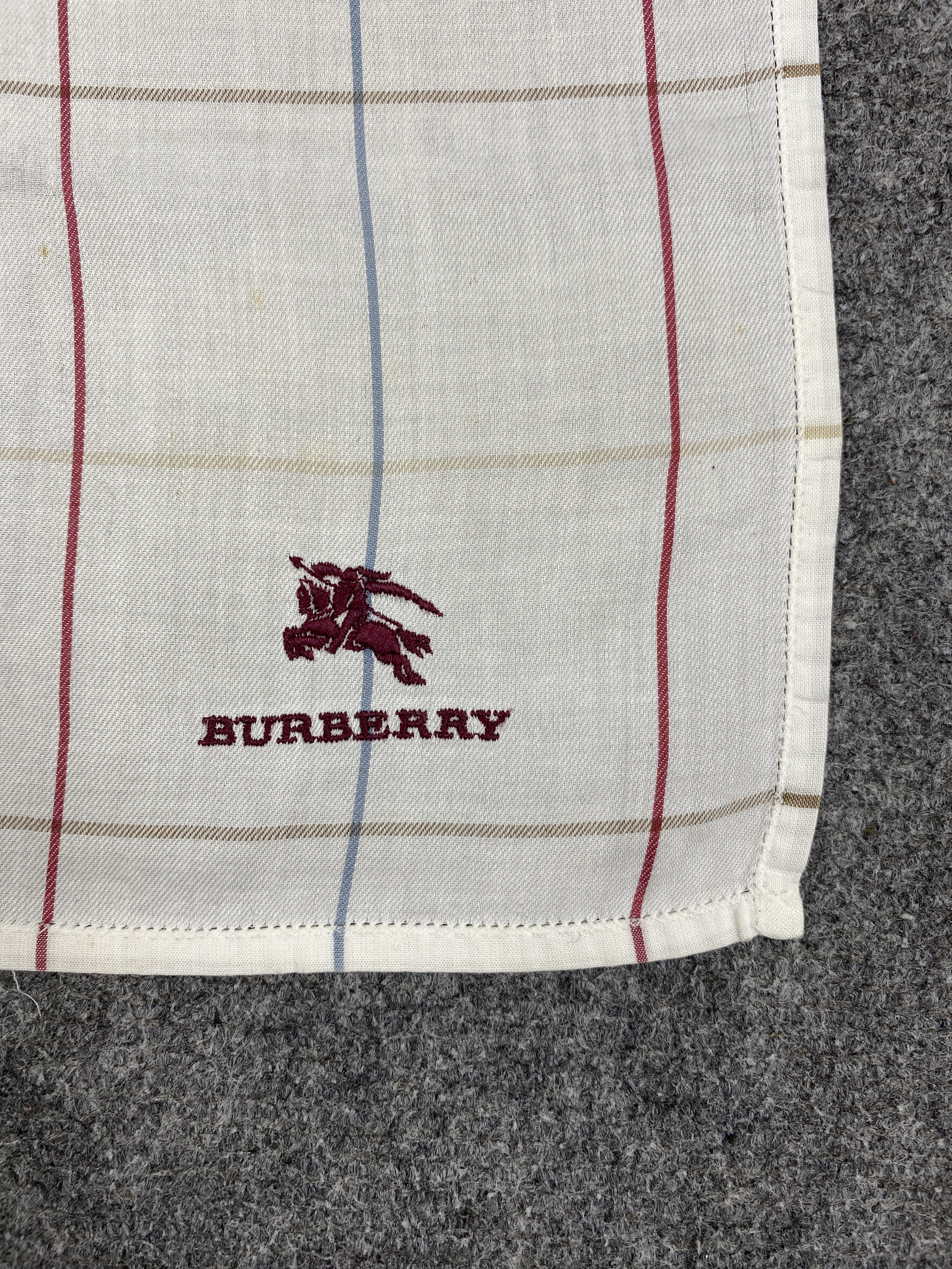 Burberry × Vintage Burberry Handkerchief / Bandana / Neckerchief HKC0545 Size ONE SIZE - 5 Thumbnail