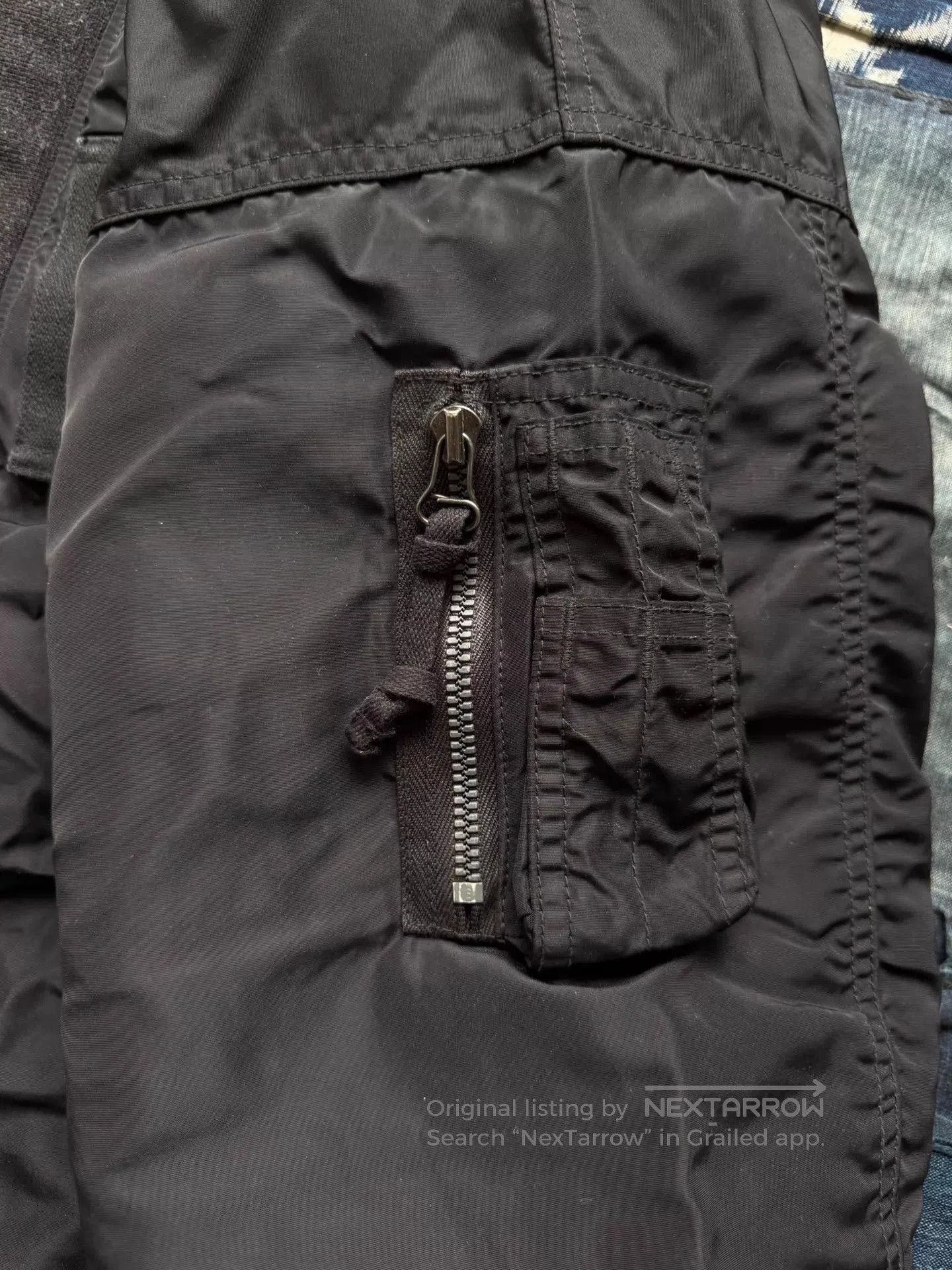 Visvim Black Lightweight Short Sleeve Jacket. Size US XL / EU 56 / 4 - 7 Thumbnail