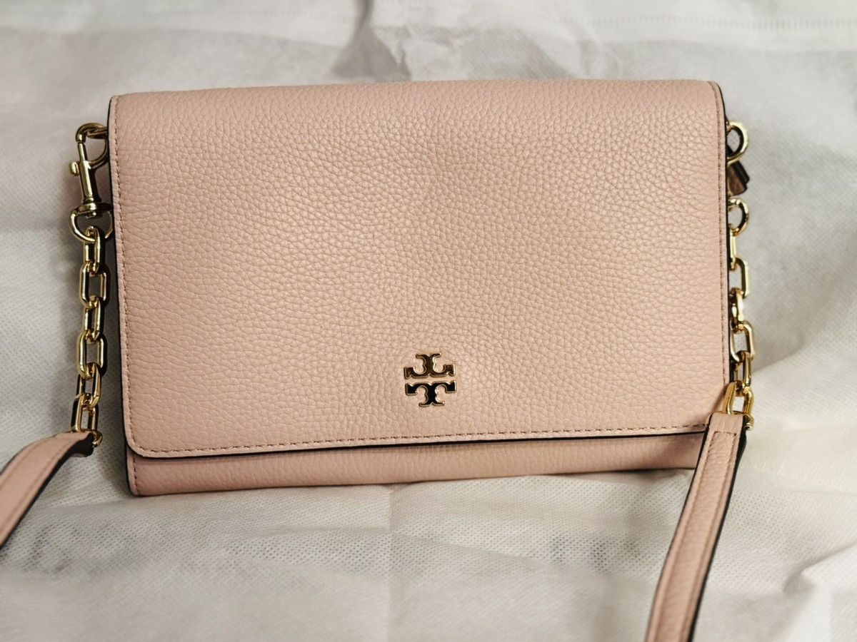 Tory Burch Tory Burch Georgia pebbled Crossbody in light pink Size ONE SIZE - 3 Thumbnail