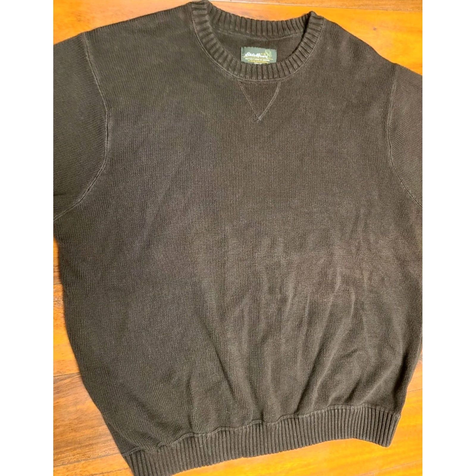 Eddie Bauer Eddie Bauer Sweater Men's 2XL Brown Cotton Pullover Vintage Retro Crew Neck Knit Size US XXL / EU 58 / 5 - 2 Thumbnail