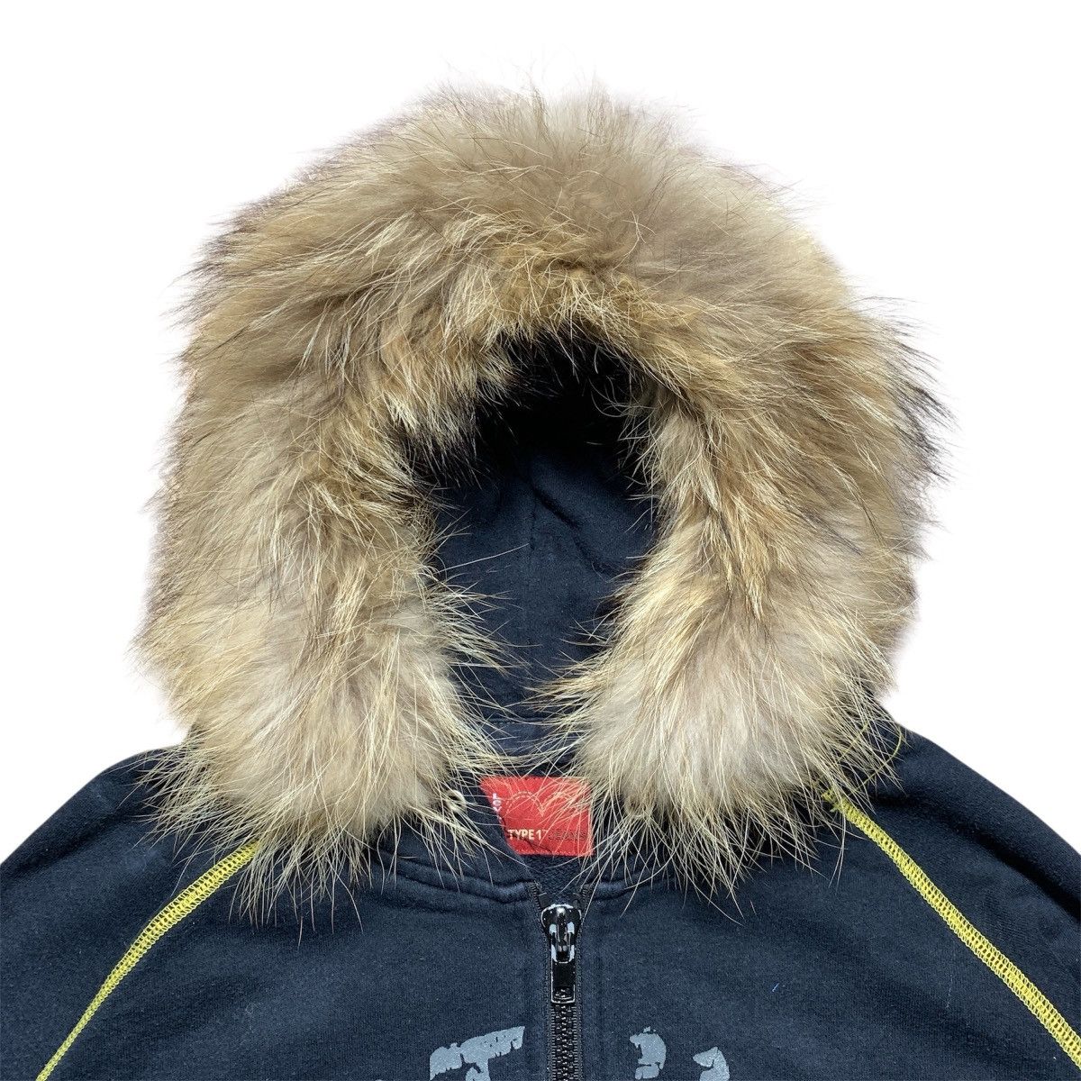 Japanese Brand Levis Strauss Faux Fur ifsix LGB Gothic Zip Hoodie Size US L / EU 52-54 / 3 - 3 Thumbnail