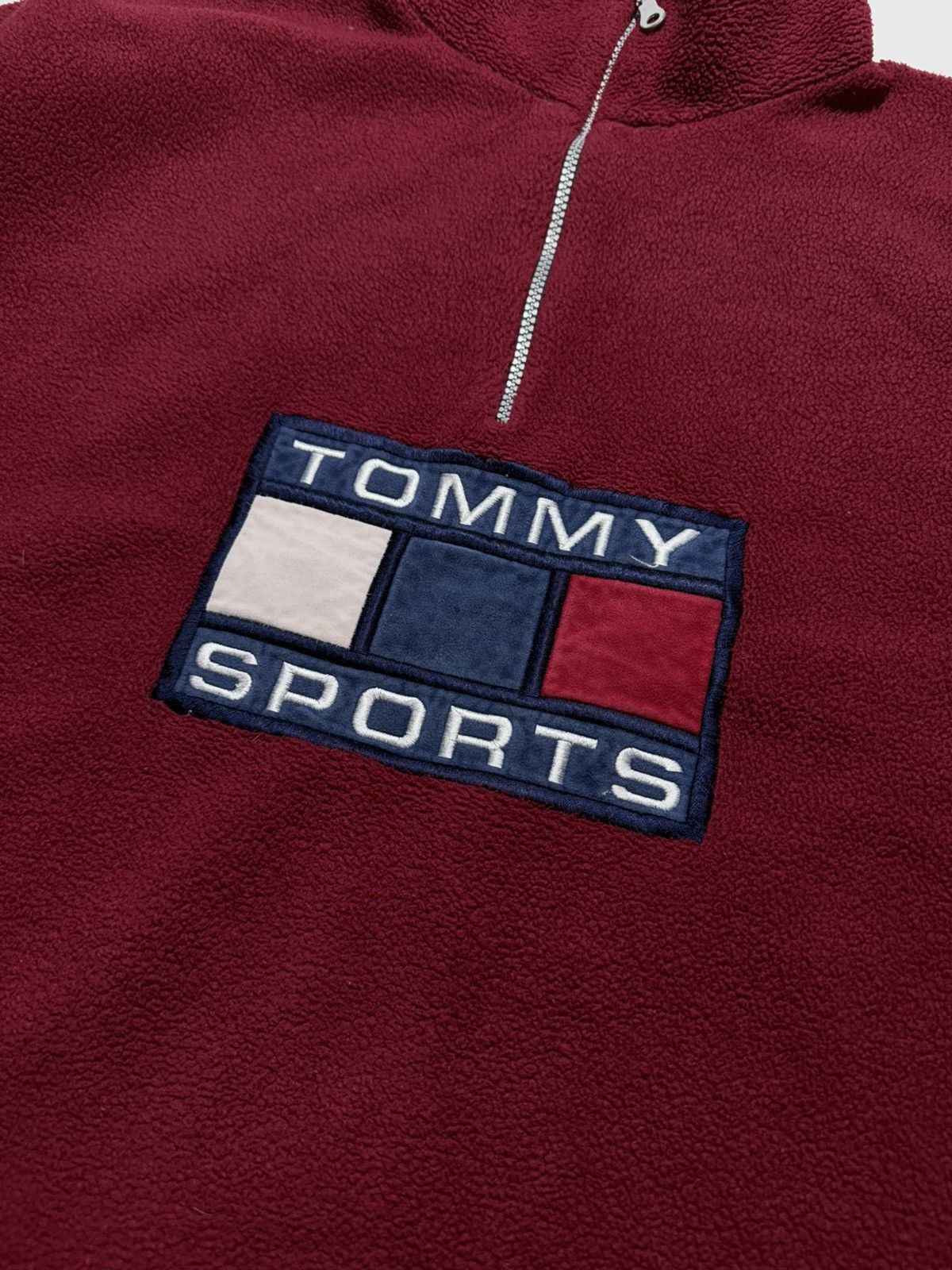 Tommy Hilfiger Vintage Tommy Sports Fleece Size US XL / EU 56 / 4 - 4 Thumbnail