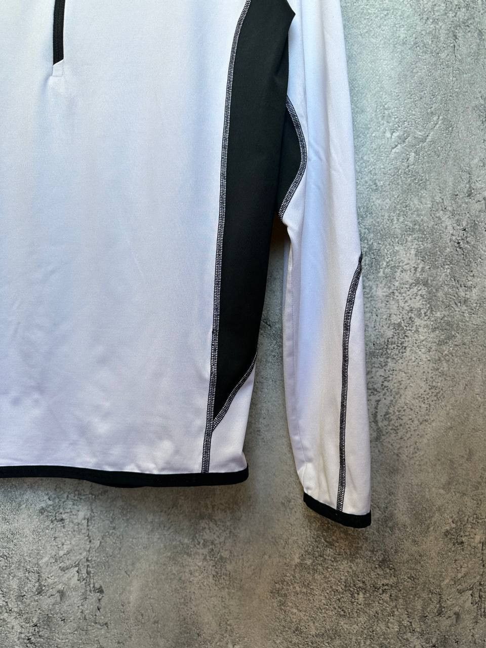 KJUS Kjus Half Zip Track Sweater White/Black Long Sleeve Thermo Size US M / EU 48-50 / 2 - 9 Thumbnail