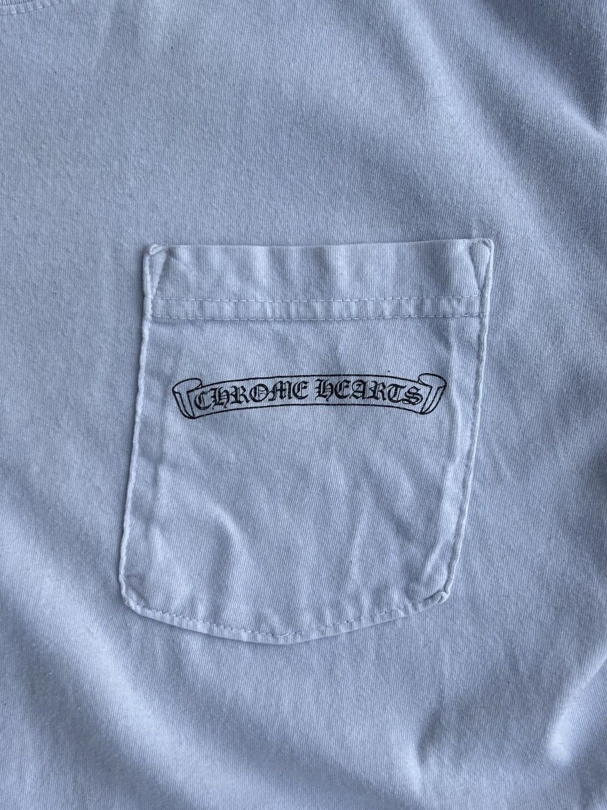 Chrome Hearts Chrome Hearts USA Shoulder Logo White T-shirt Size M Size US M / EU 48-50 / 2 - 4 Thumbnail