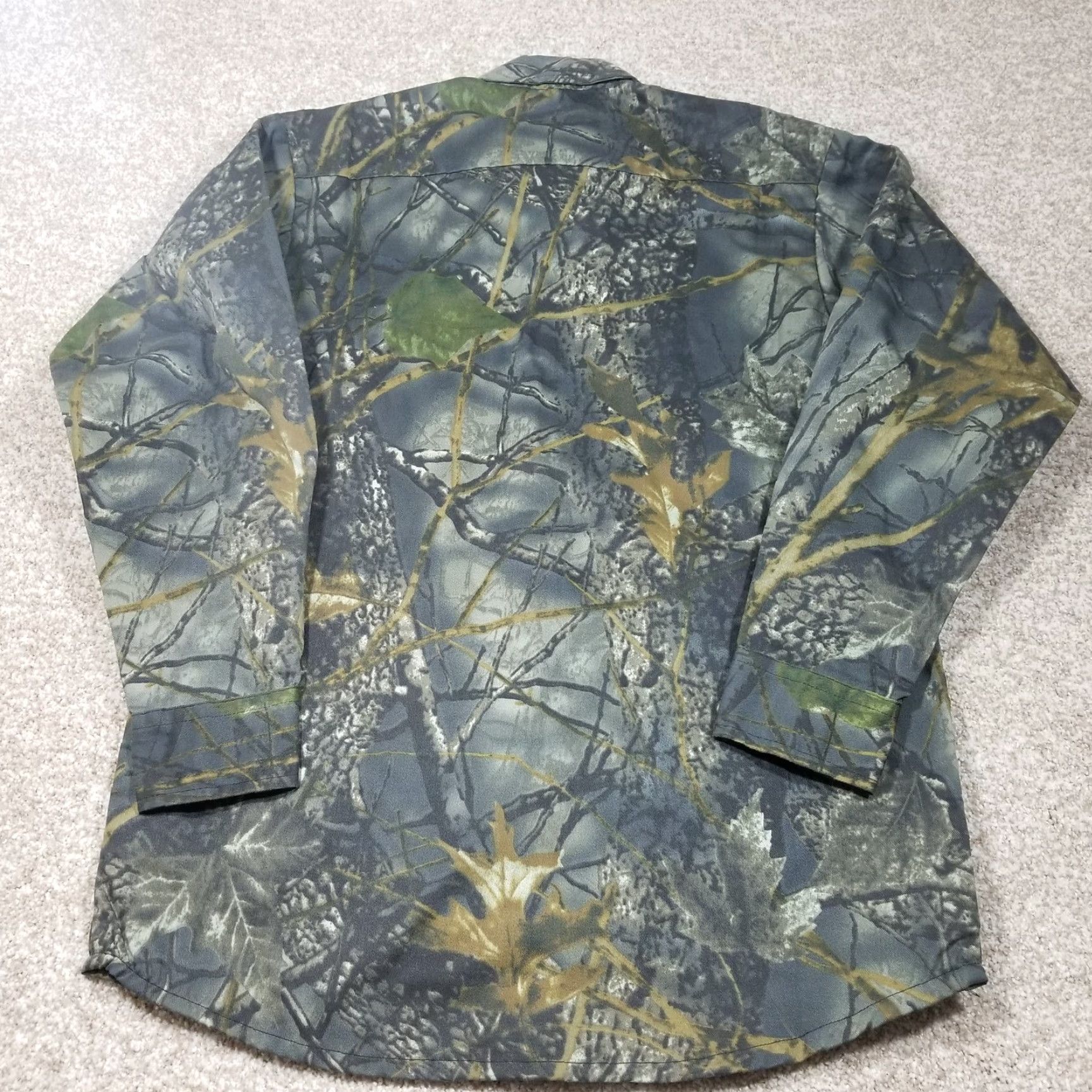 Element WFS Shirt Mens Small Green Camouflage Long Sleeve Element Gear Outdoors Casual Size US M / EU 48-50 / 2 - 5 Thumbnail