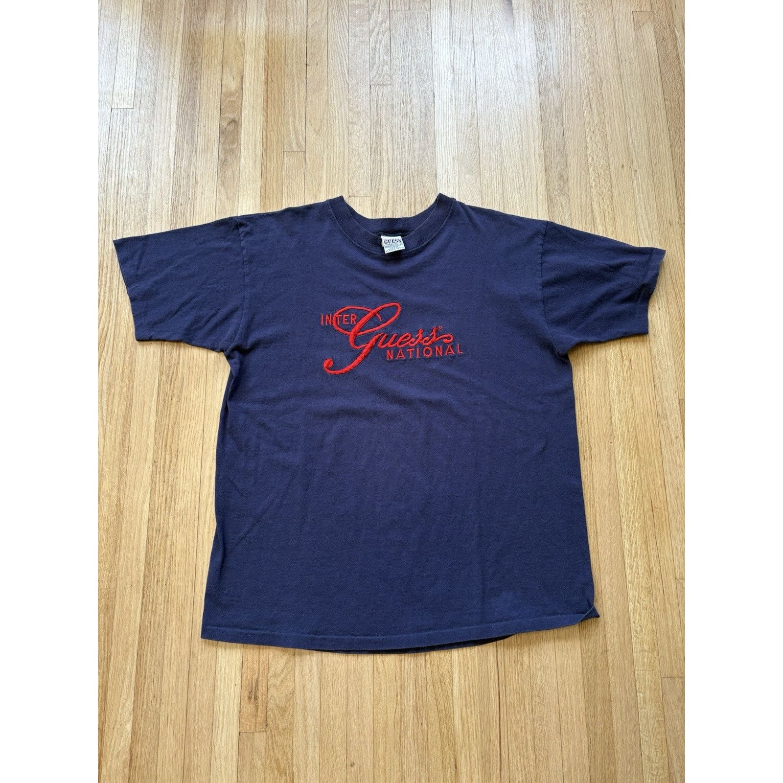 Guess Guess Jeans USA Georges Marciano T-Shirt XL VTG 90s S/S Size US XL / EU 56 / 4 - 1 Thumbnail