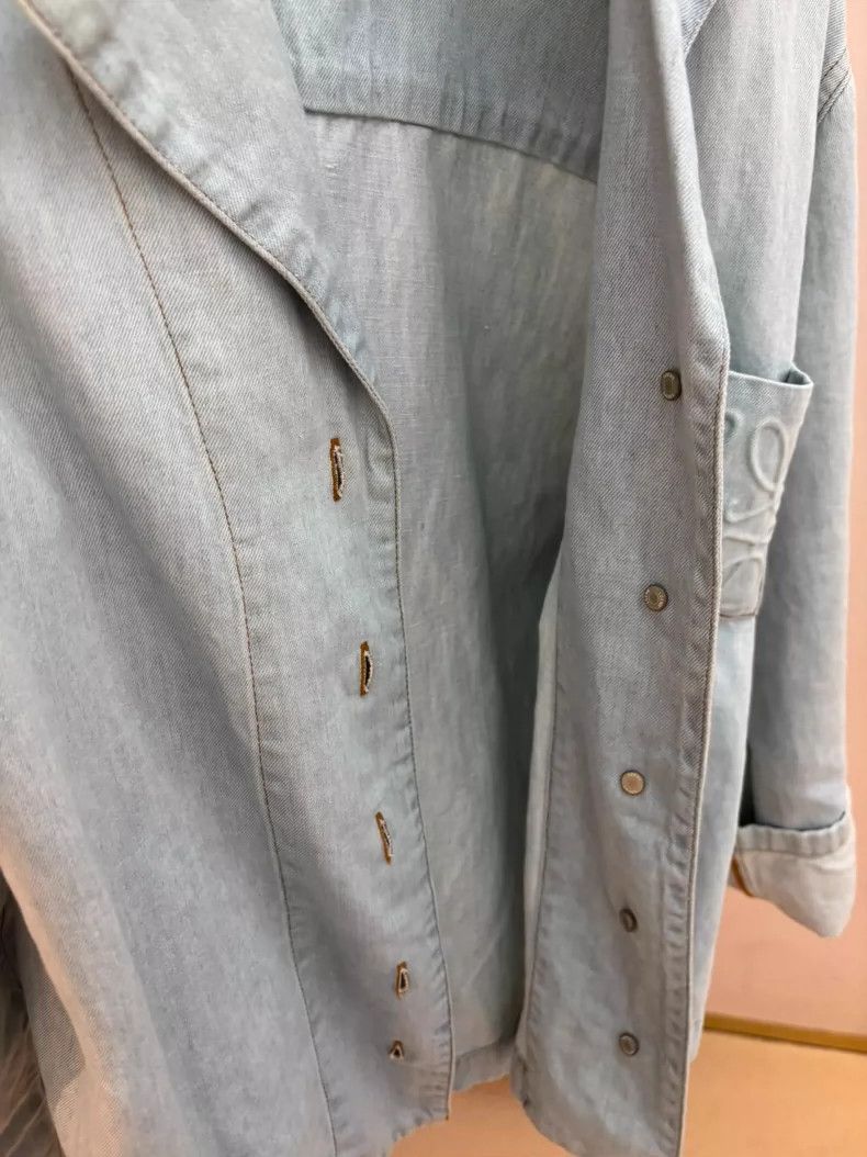 Loewe LOEWE denim jacket Size S / US 4 / IT 40 - 3 Thumbnail