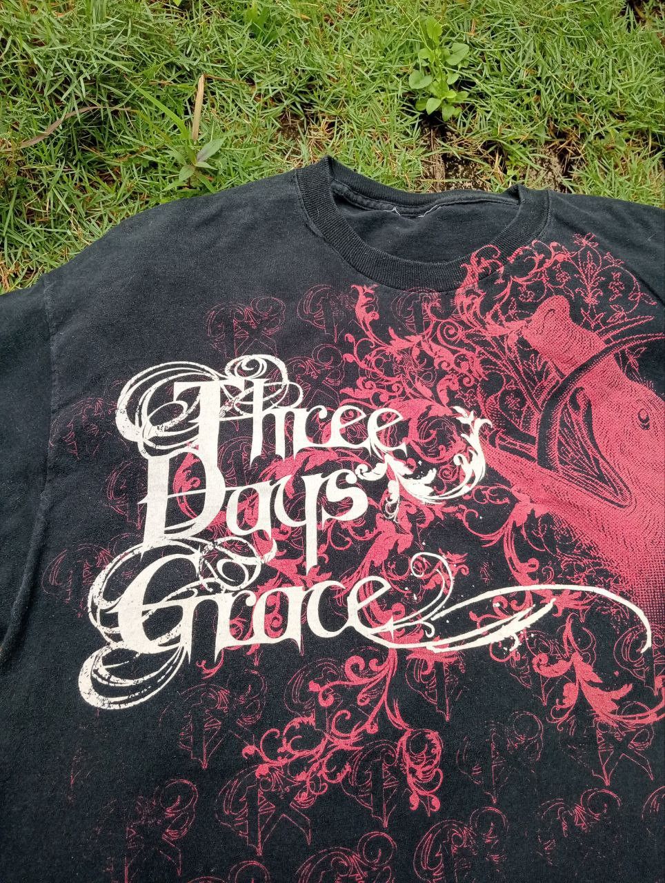 Band Tees Vintage Three Days Grace Rock Band T-shirt Size US XL / EU 56 / 4 - 4 Thumbnail