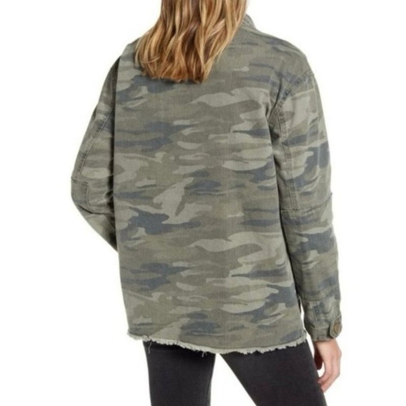 Treasure & Bond TREASURE & BOND Camo Military Style Button Up Utility Jacket Size M / US 6-8 / IT 42-44 - 18 Thumbnail