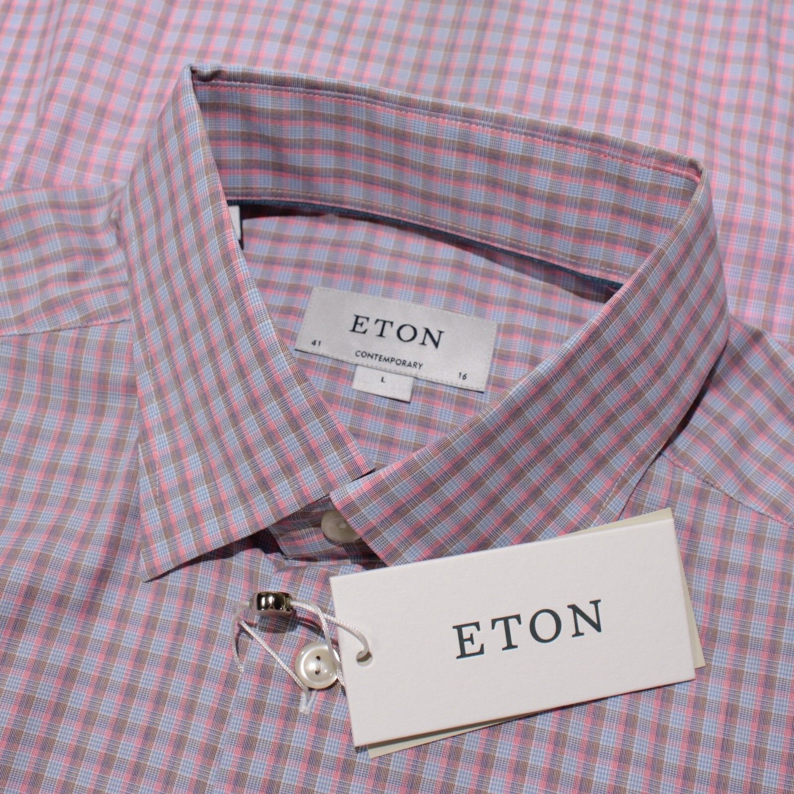 Eton Eton New with tags Shirt Size L US In Pink Size US L / EU 52-54 / 3 - 1 Thumbnail