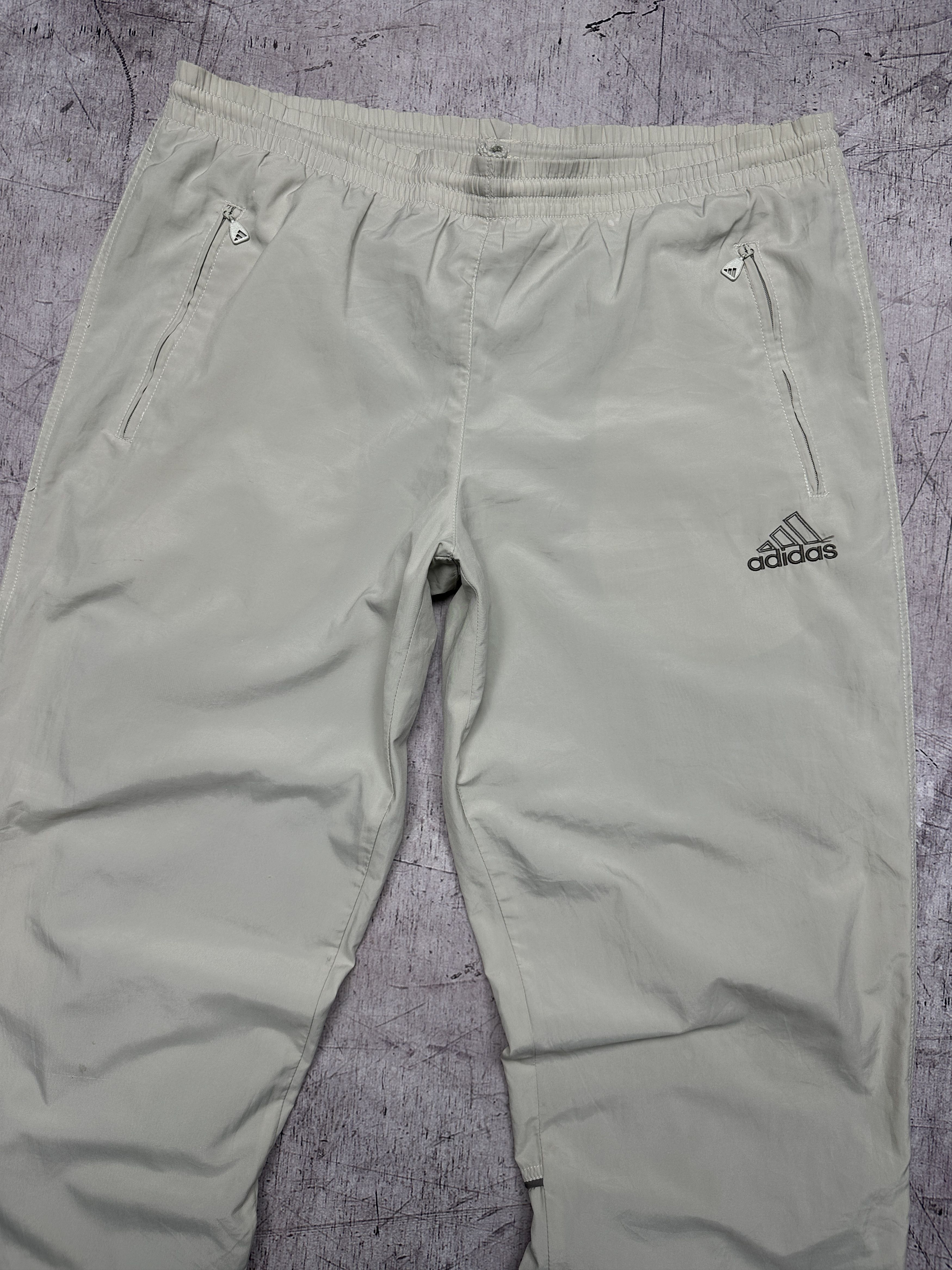 Adidas Adidas Vintage Mens Nylon Track Pants Size US 32 / EU 48 - 2 Thumbnail