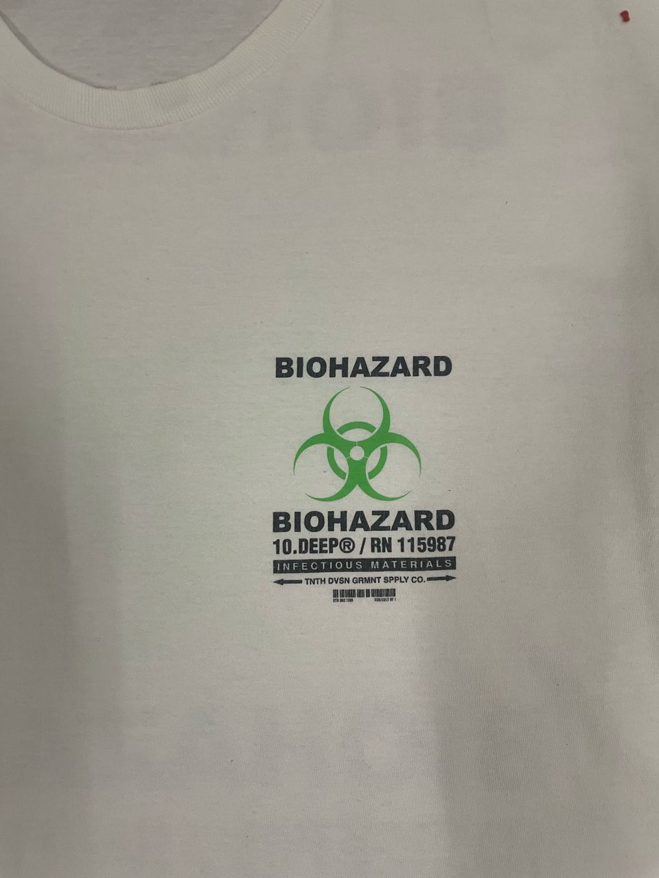 Designer Biohazard Tee White Size US XL / EU 56 / 4 - 6 Thumbnail