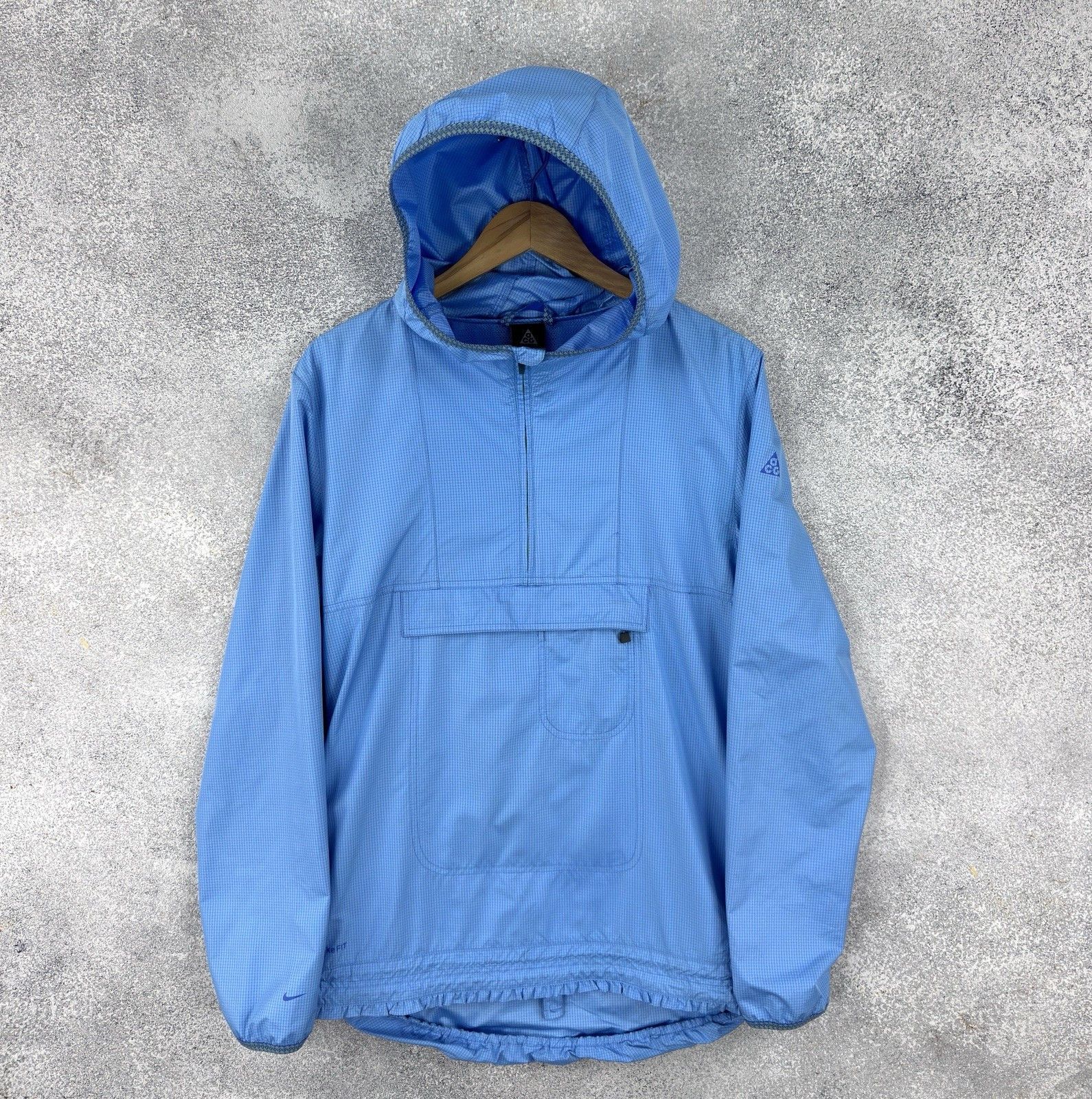 Nike ACG Nike ACG Vintage 2000s Ripstop Pullover Blue Anorak Jacket Size XL / US 12-14 / IT 48-50 - 1 Thumbnail