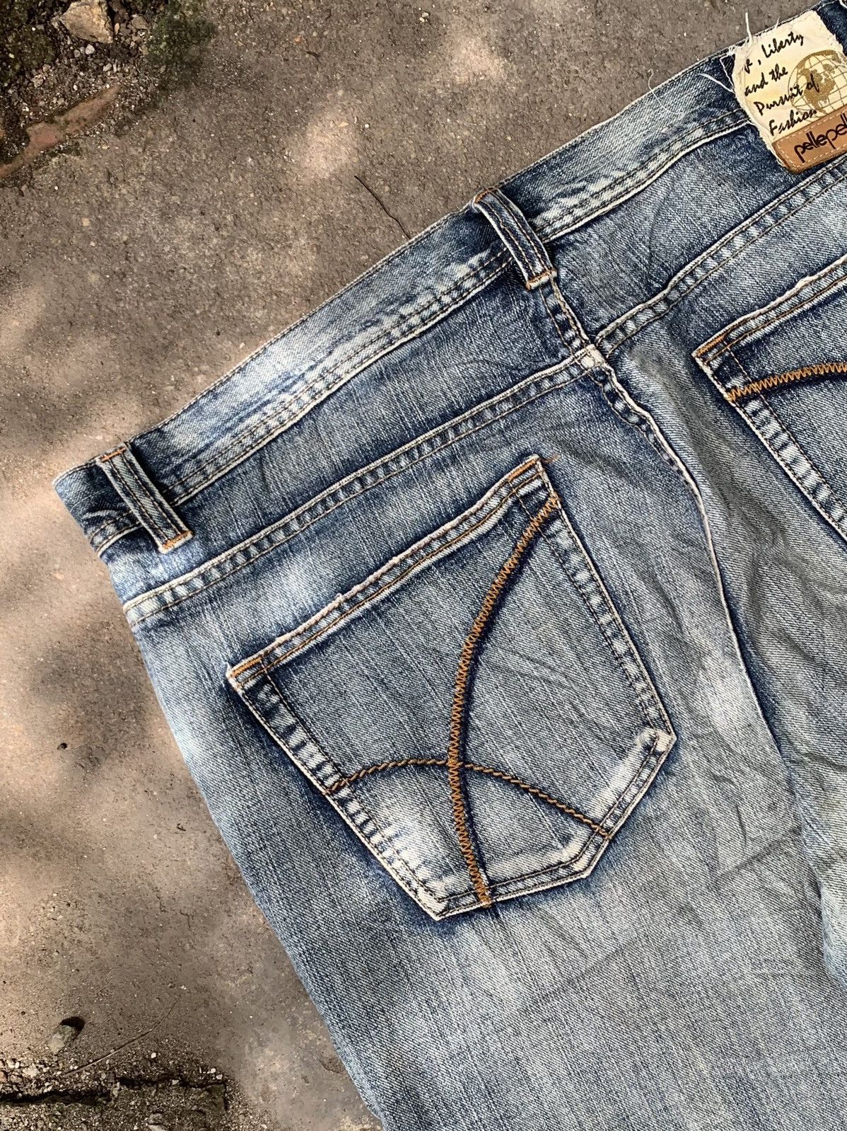 Pelle Pelle × Vintage Vintage pellepelle jeans shorts Size US 42 / EU 58 - 4 Thumbnail