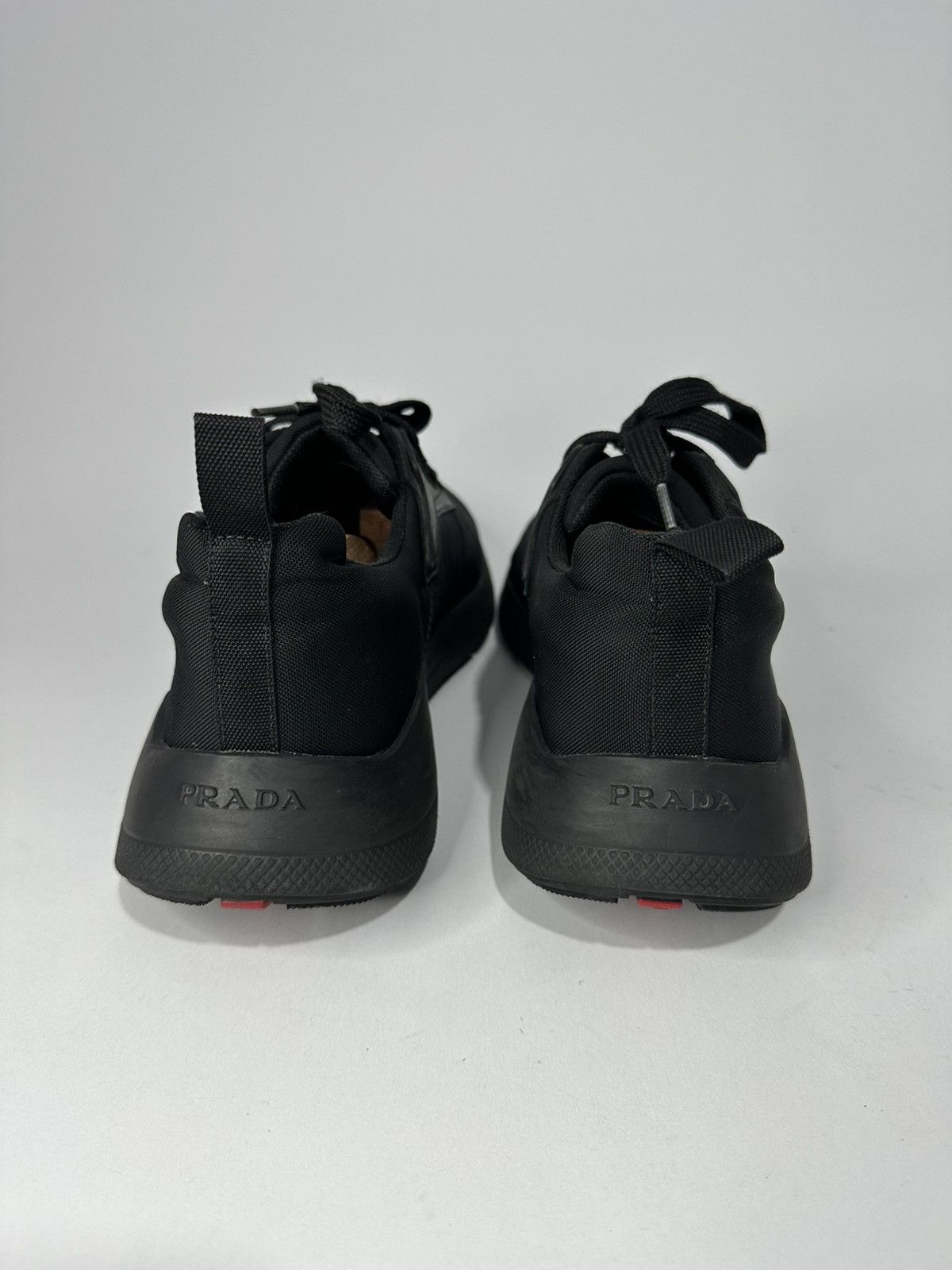 Prada Prada Black Fabric Tech Runners Sneakers. Size US 9.5 / EU 42-43 - 4 Thumbnail