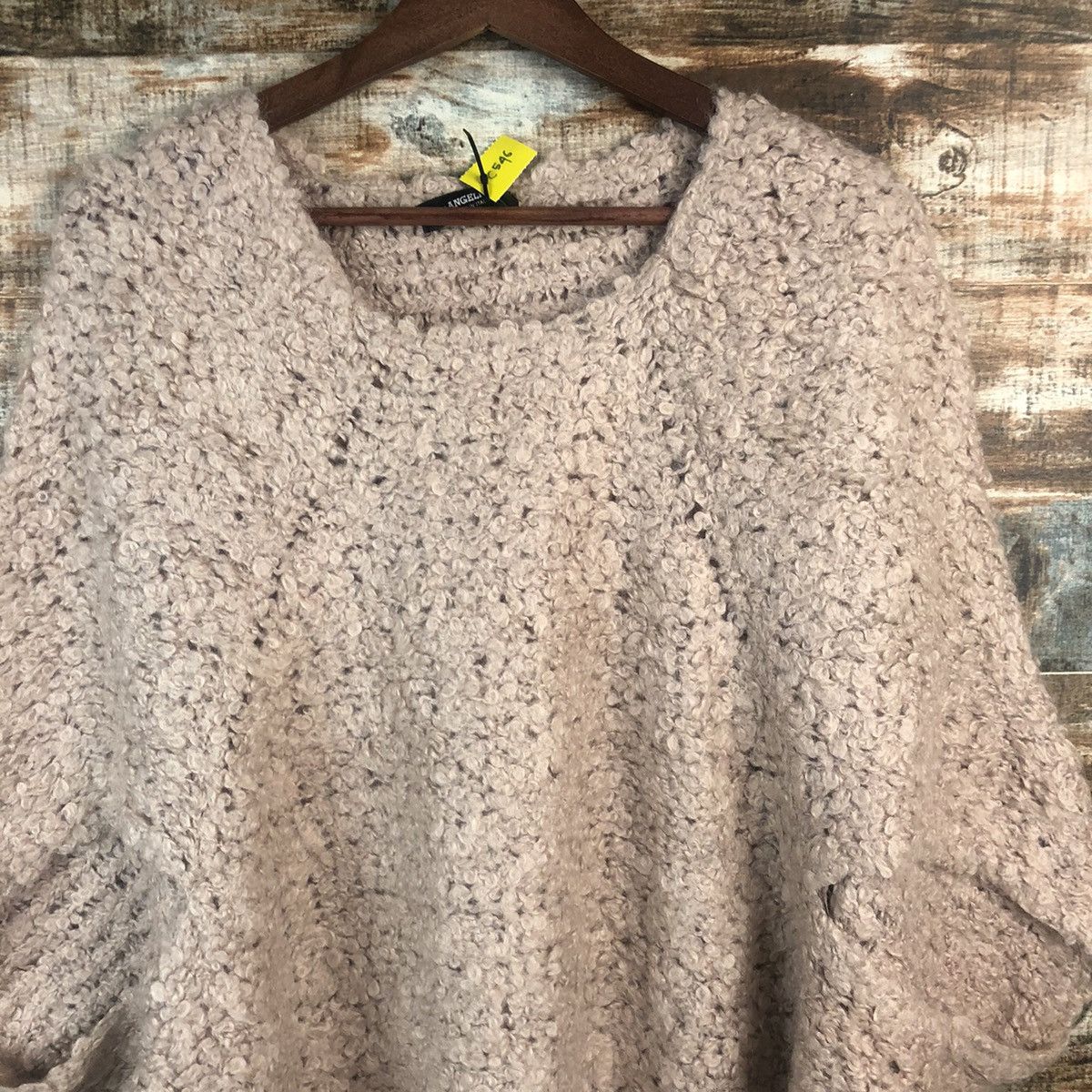 Homespun Knitwear DL Angeli Pink vintage Cardigan Knitwear #C546 Size M / US 6-8 / IT 42-44 - 5 Thumbnail