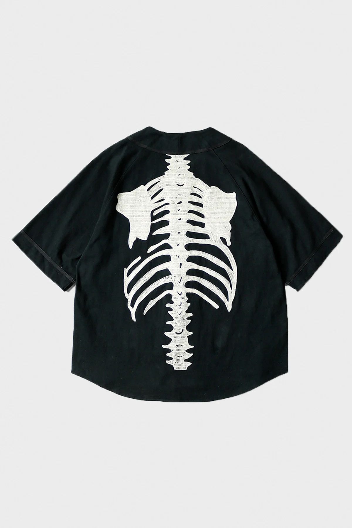 Kapital Kountry Kapital 16/- Densed Jersey Baseball Shirt (BONE) - Black Size US L / EU 52-54 / 3 - 1 Thumbnail