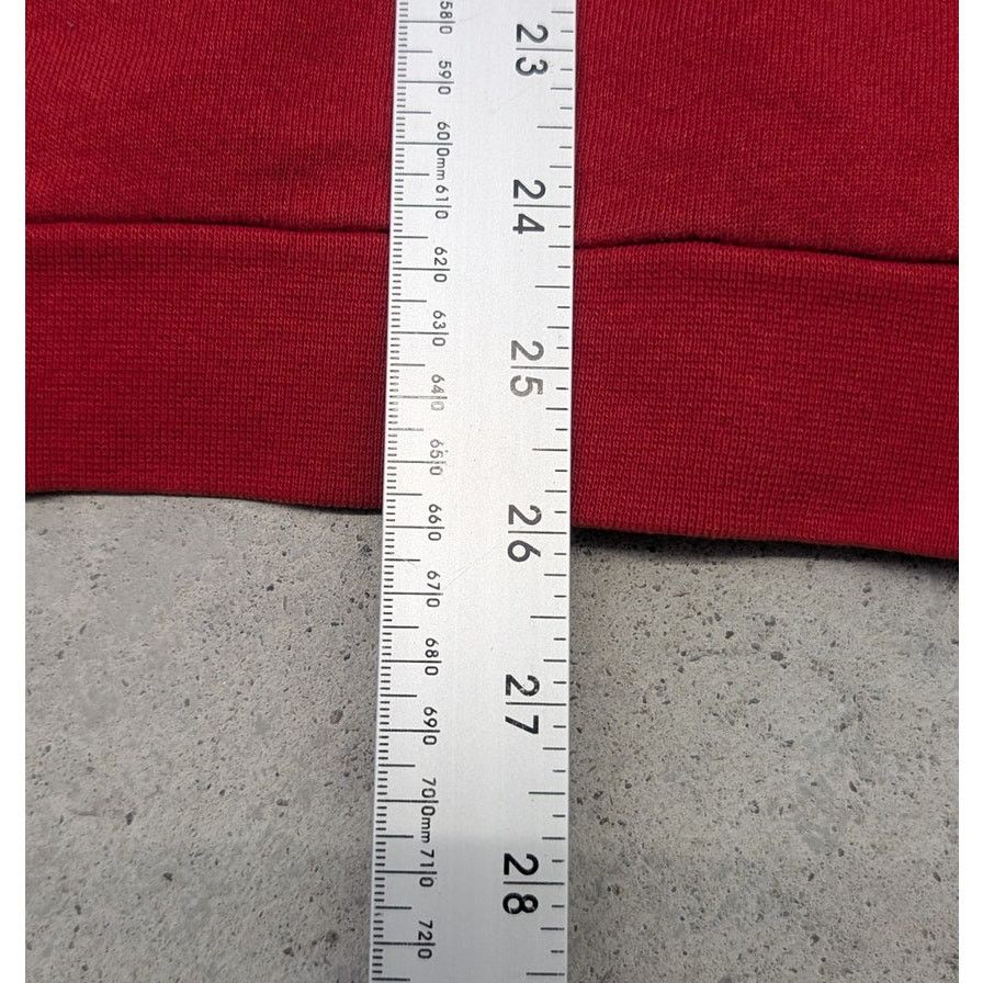 Nike × Vintage Vintage 90s Nike Red Check made in USA crewneck sweater Size US XL / EU 56 / 4 - 4 Thumbnail