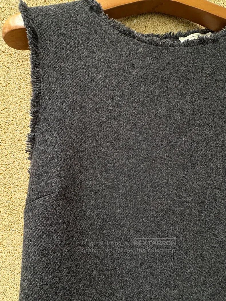 The Row The Row size 2 Deep gray mixed wool dress Size S / US 4 / IT 40 - 6 Thumbnail