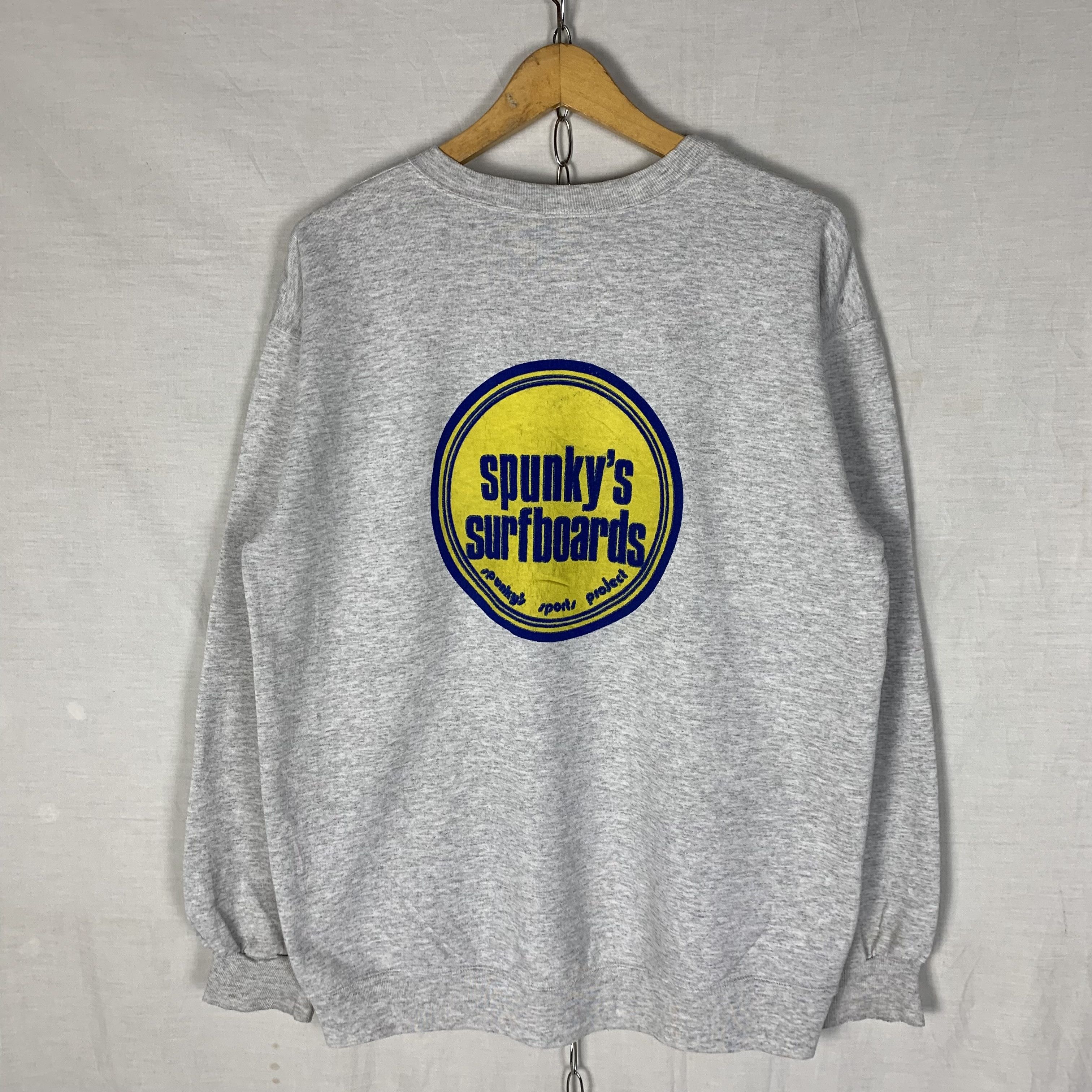 Vintage Vintage Spunky’s Surfboards Sweatshirt Crewneck Size US L / EU 52-54 / 3 - 1 Thumbnail