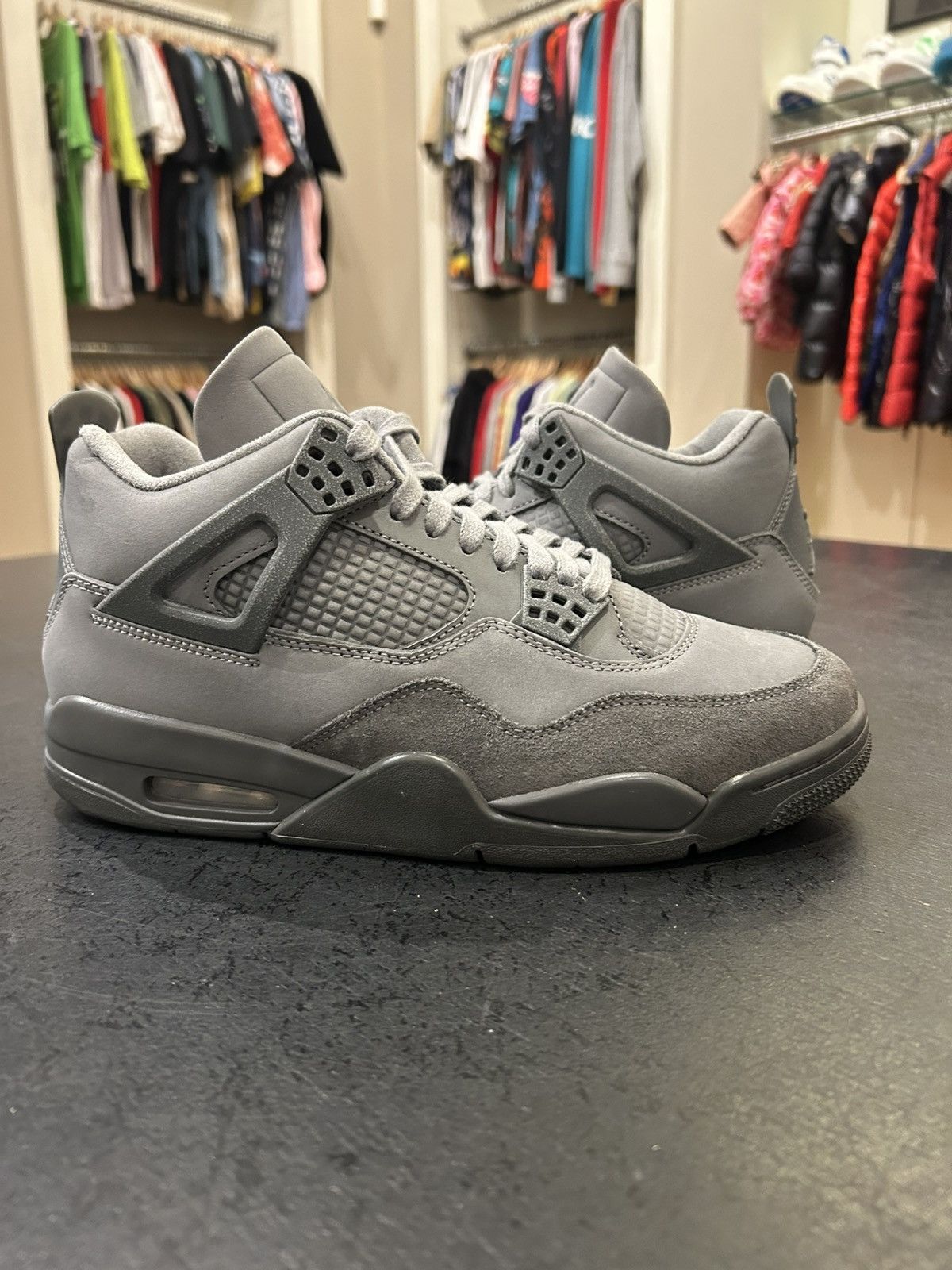 Jordan Brand Jordan 4 Retro ‘Paris Olympics Wet Cement’ Size US 8.5 / EU 41-42 - 2 Thumbnail