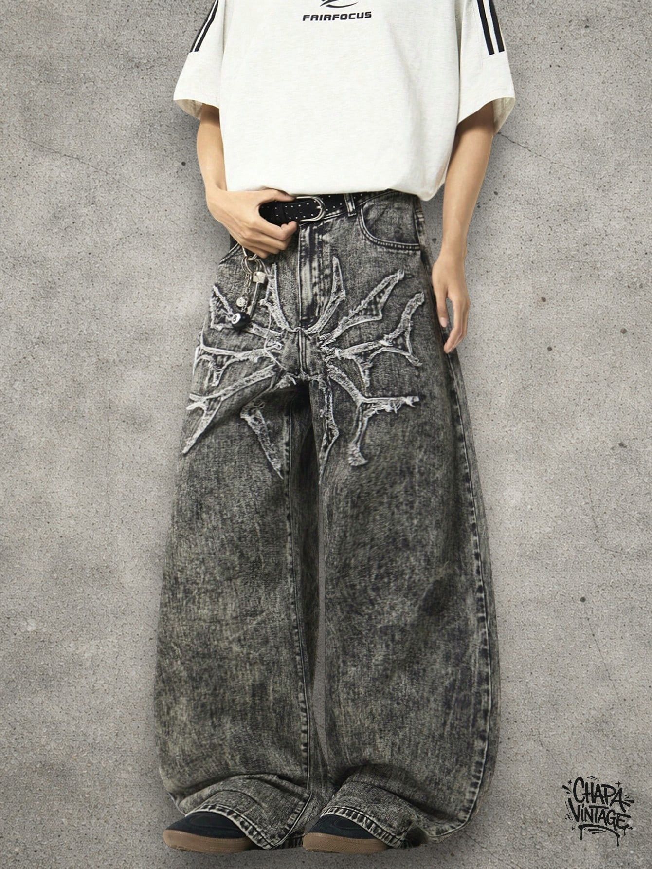 Japanese Brand Wide leg loose jeans Size US 32 / EU 48 - 2 Thumbnail