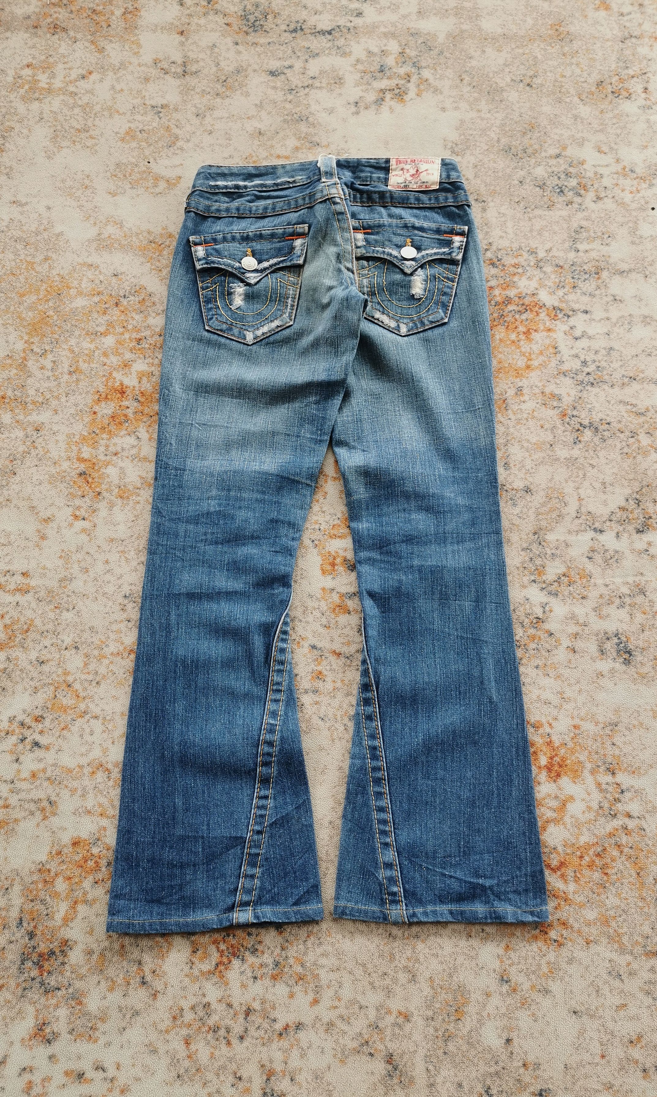 True Religion Vintage true religion flared distressed usa jeans Size 26" / US 2 / IT 38 - 8 Thumbnail