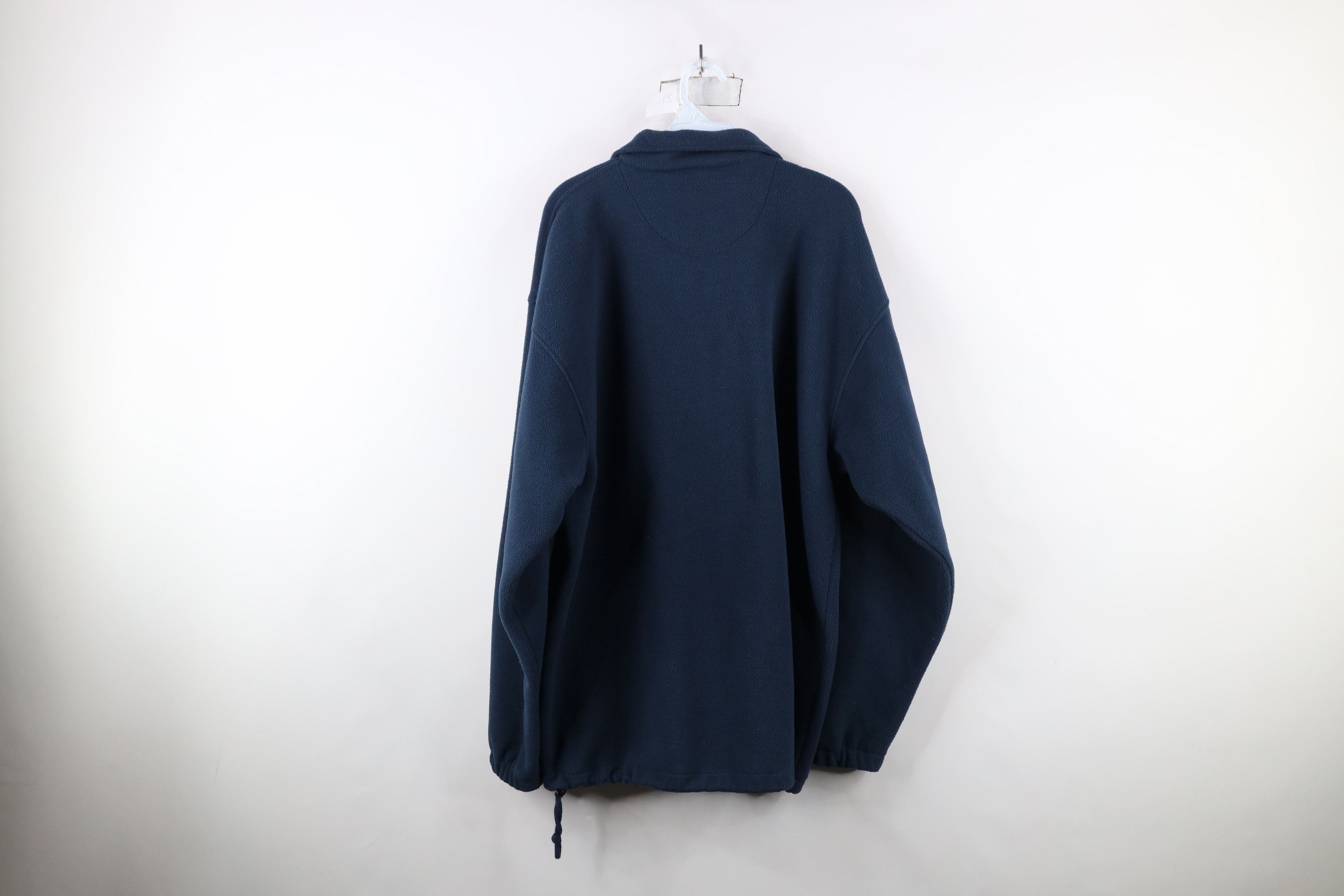 Vintage Vintage 90s University of Michigan Half Zip Fleece Sweater Size US L / EU 52-54 / 3 - 6 Thumbnail