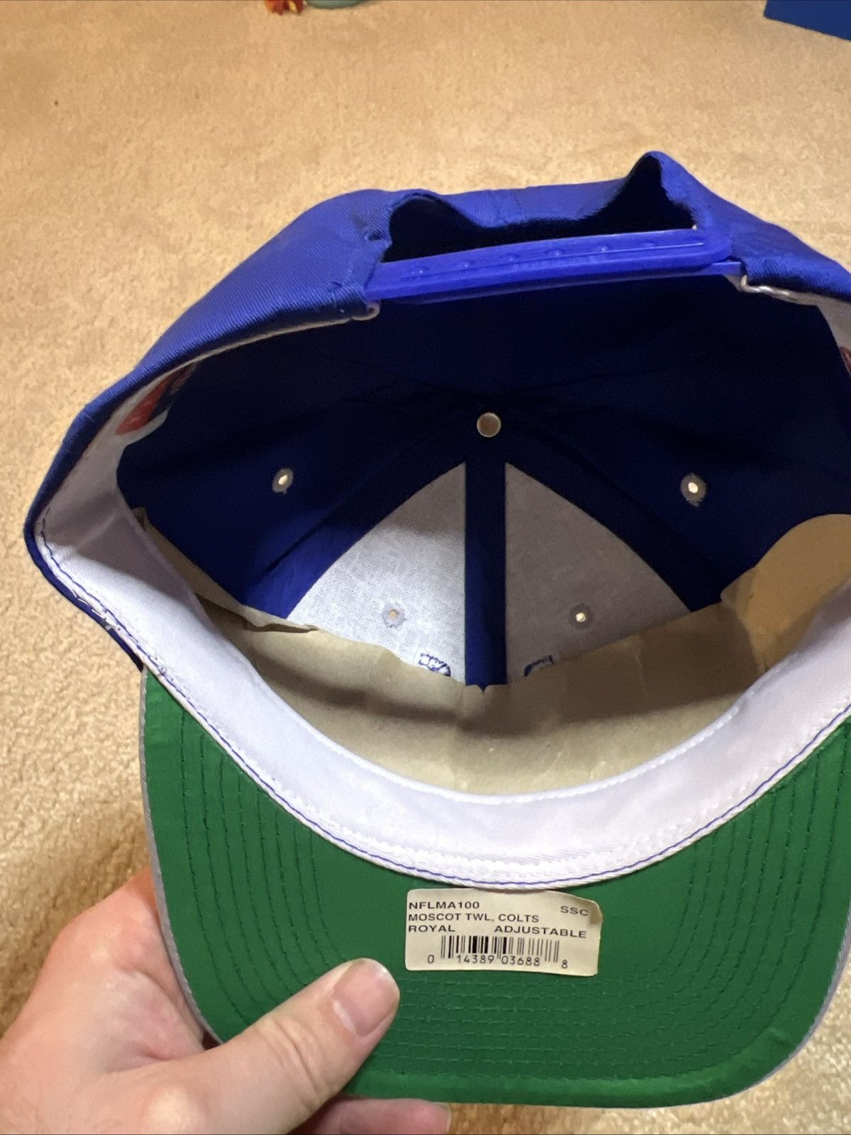 Sports Specialties Sports Specialties Indianapolis Colts Big Logo Snapback Hat Size ONE SIZE - 6 Thumbnail