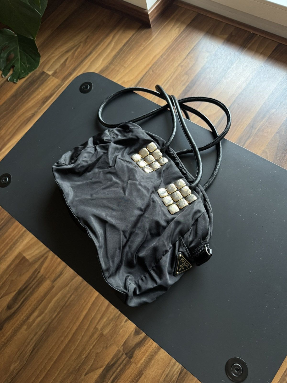 Prada Vintage Prada Nylon Bag Size ONE SIZE - 11 Thumbnail