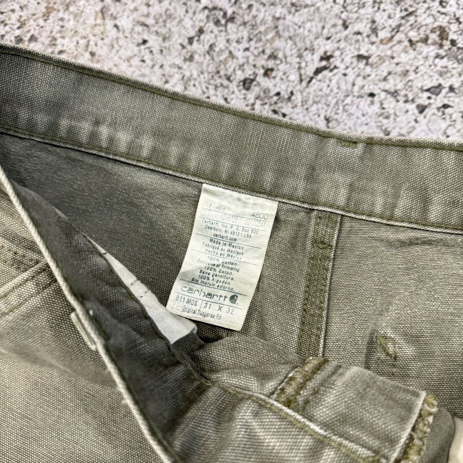 Vintage Thrashed Faded Distressed Carhartt Pants ERD Grunge Chrome Size US 29 - 6 Thumbnail
