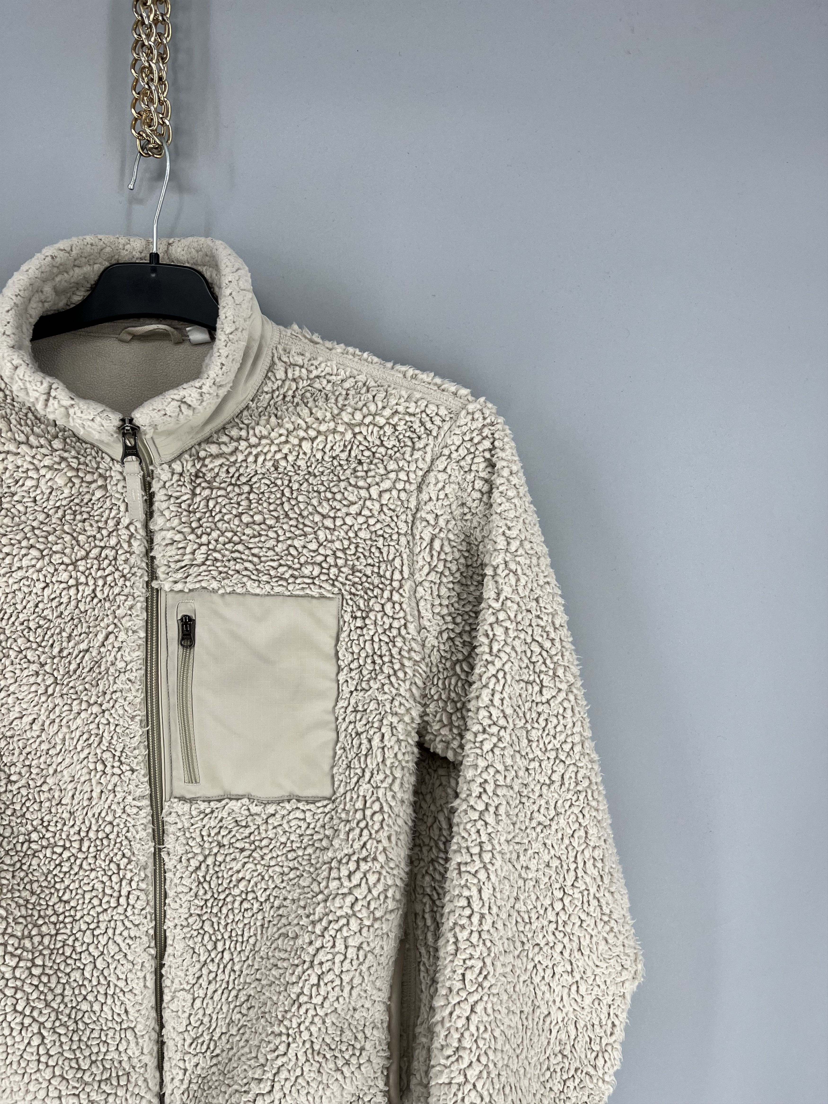 Japanese Brand × Uniqlo Vintage Y2K Uniqlo Sherpa White High Pile Fleece Size S / US 4 / IT 40 - 5 Thumbnail