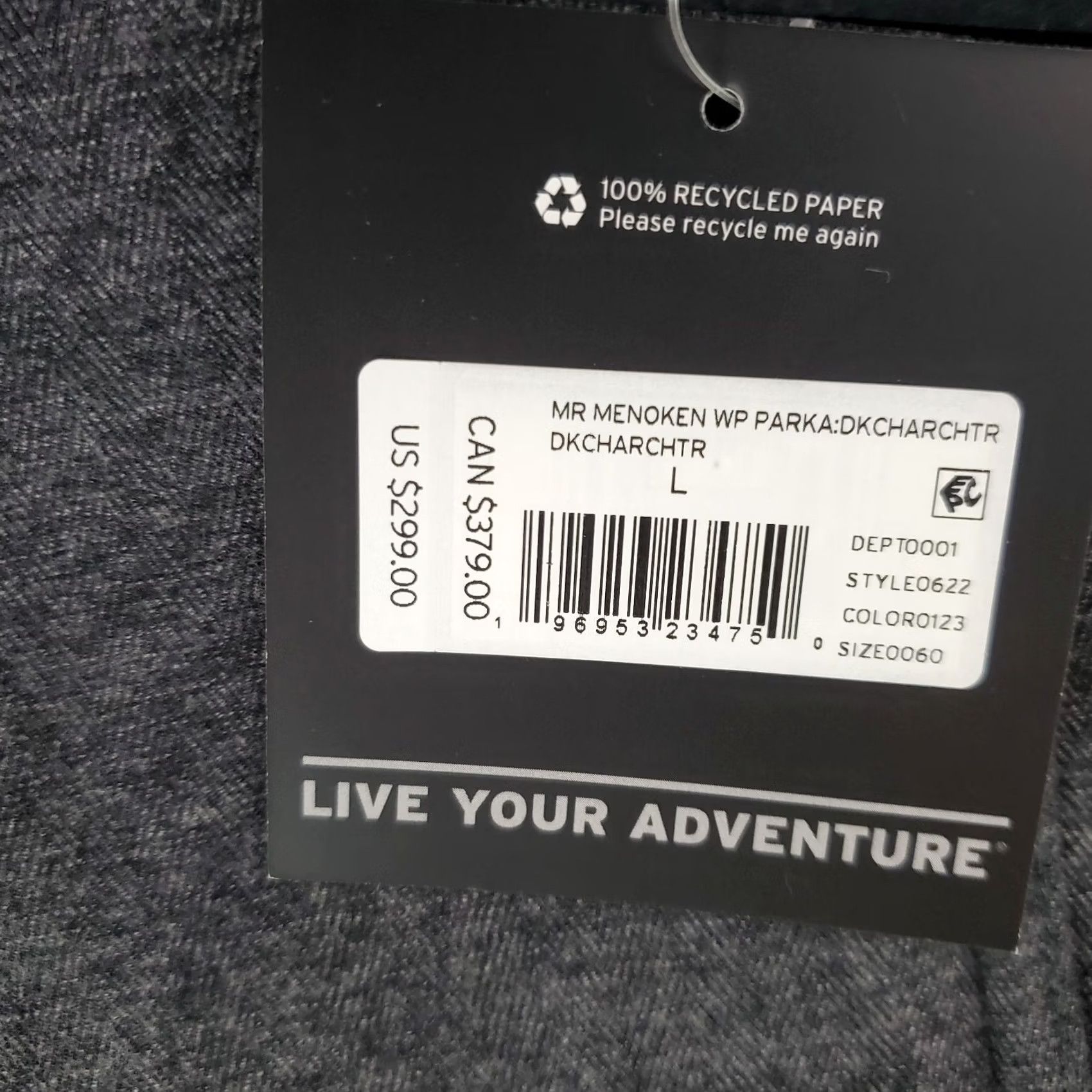 Eddie Bauer EDDIE BAUER WeatherEdge Jacket Mens L Down 650 Hooded Windproof Waterproof Herringbone Gray Size US L / EU 52-54 / 3 - 5 Thumbnail
