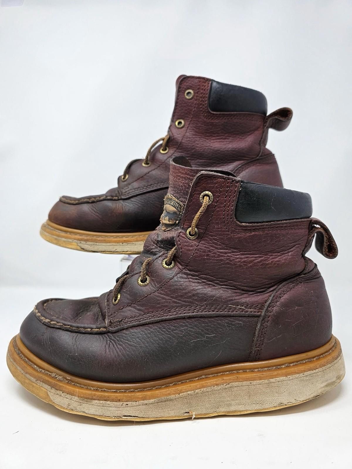 Other Mens 8 D Red Wing Irish Setter Brown Leather Chukka Work Size US 8 / EU 41 - 2 Thumbnail