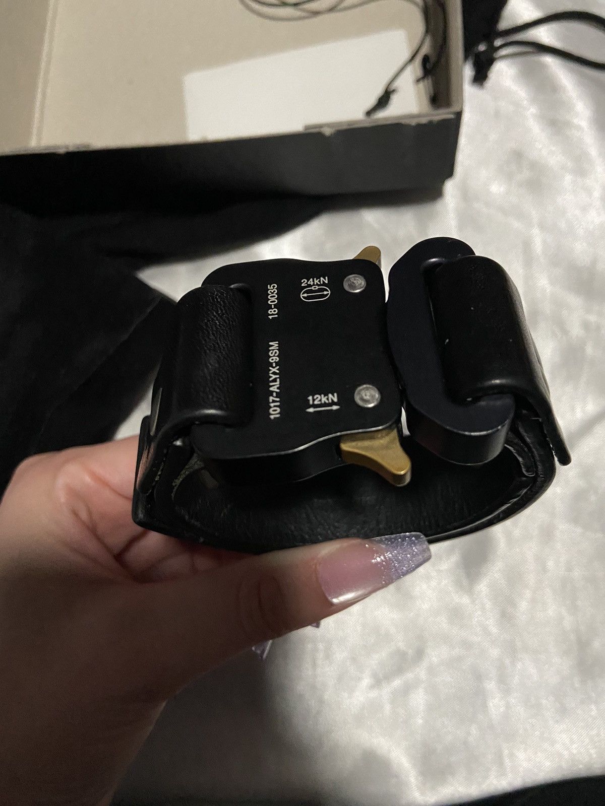 1017 ALYX 9SM 1017 ALYX 9SM Rollercoaster Buckle Leather Cuff Size ONE SIZE - 8 Thumbnail