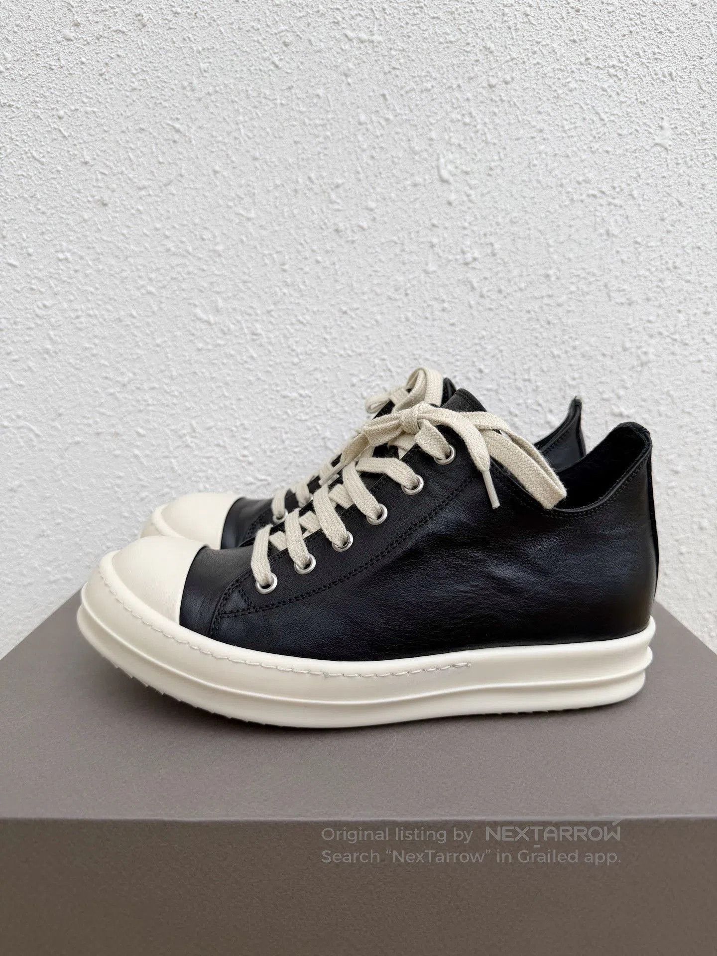 Rick Owens Rick Owens x Converse Women Leather Low-Top. Size US 6 / IT 36 - 5 Thumbnail