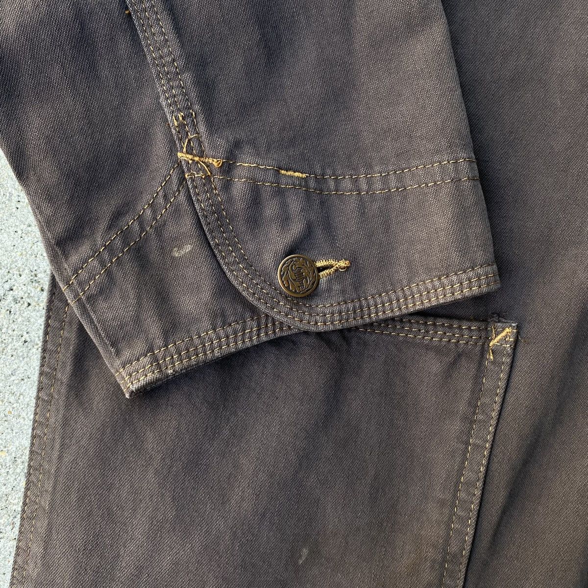 Gap Vintage 1990s GAP Premier Canvas Chore Jacket Size US S / EU 44-46 / 1 - 2 Thumbnail