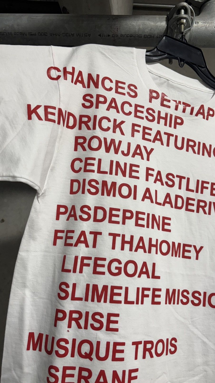 1199 Bazo 1199 Serane Tracklist Tee Size US L / EU 52-54 / 3 - 2 Thumbnail