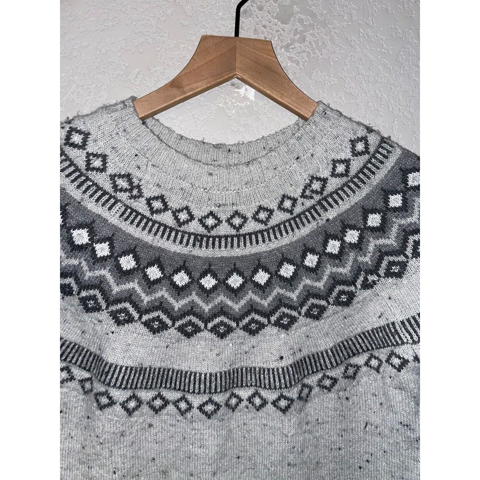 Vintage Women's Original Weatherproof Vintage Sweater Gray Outerwear Size XS / US 0-2 / IT 36-38 - 3 Thumbnail