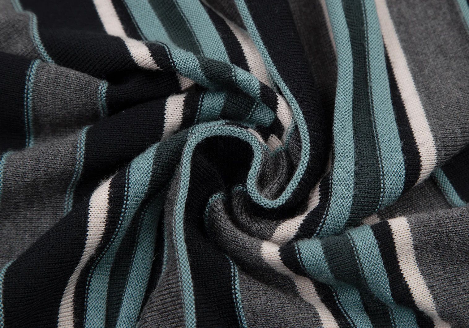 Etro Wool Stripe V-Neck Knit Vest in Gray and Navy XXL Size US XXS / EU 40 - 12 Thumbnail
