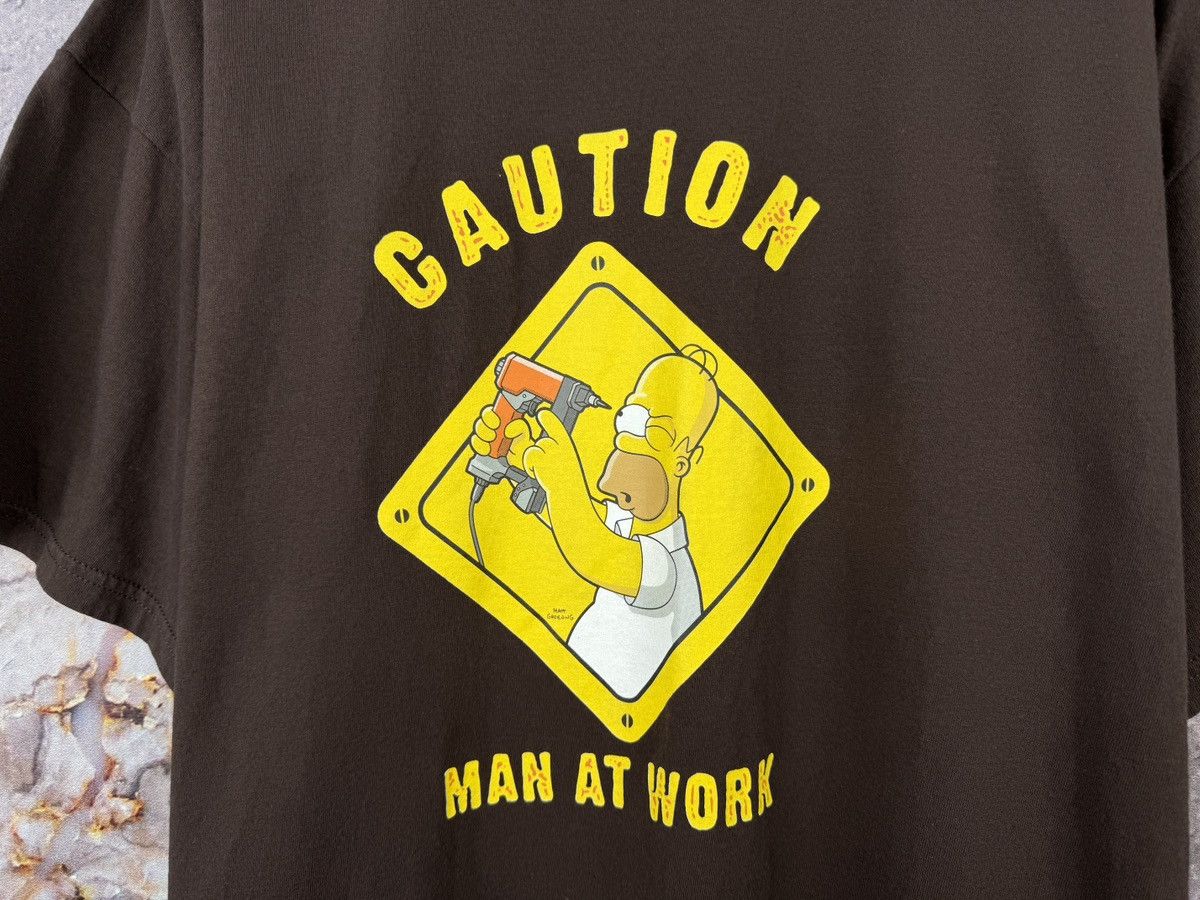 Liquid Blue × The Simpsons × Vintage Men’s The Simpsons T-Shirt Caution Man At Work Size XXL Size US XXL / EU 58 / 5 - 5 Thumbnail