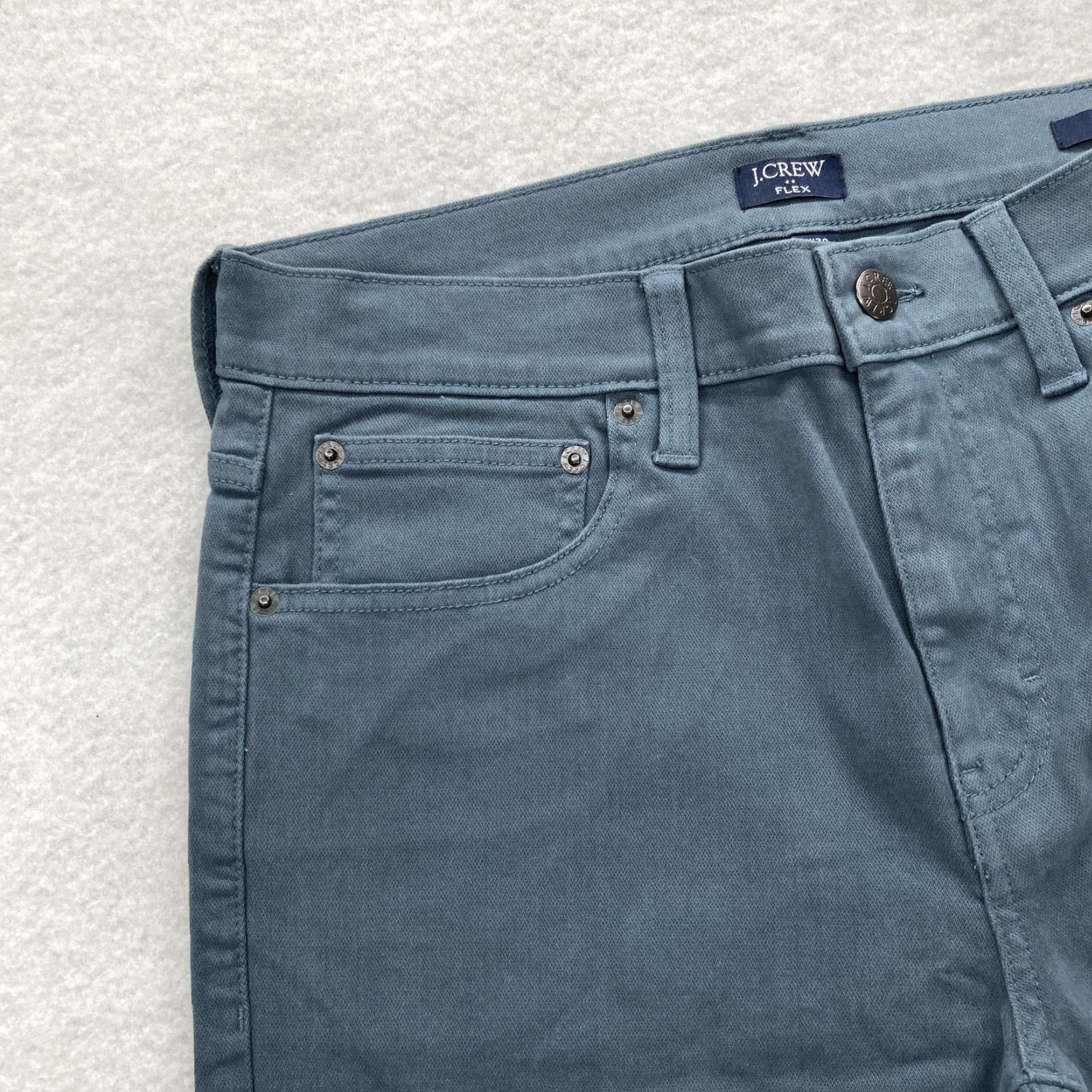 J.Crew J.CREW Slim fit Garment Dyed Five Pocket Pants Mens 30x32 Blue Gray Stretch NWT Pants Mens Slim fit Five Pocket Blue Gray NWT Size US 30 / EU 46 - 3 Thumbnail